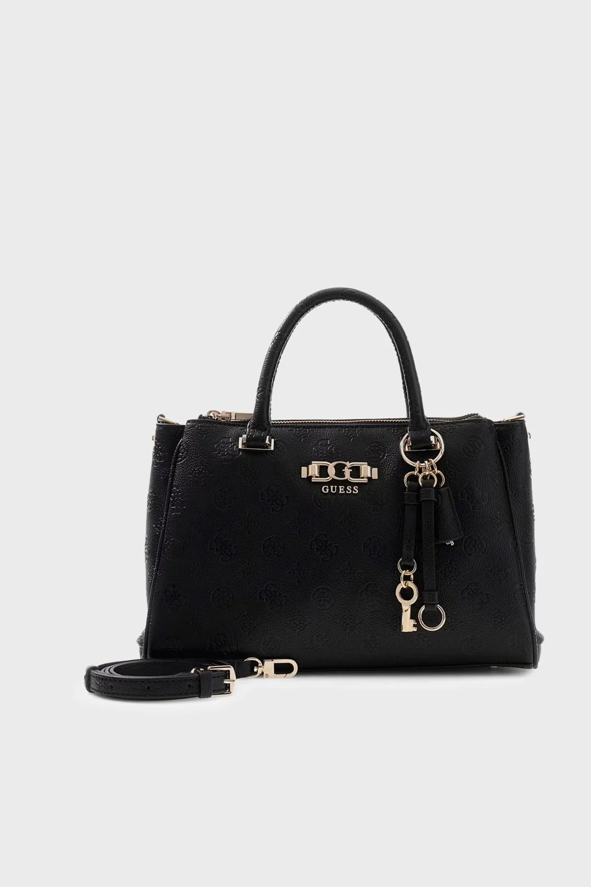 Guess Logolu Çıkarılabilir Askılı HWPD9916060 Kadın Çanta HWPD99 16060 BLO SİYAH - 5