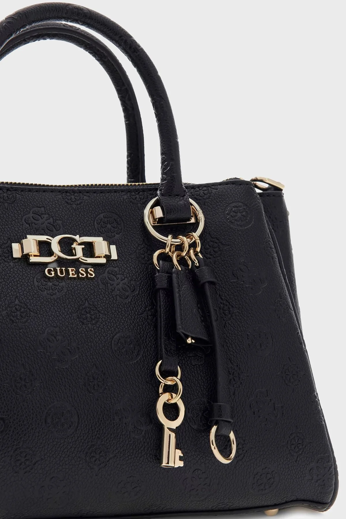 Guess Logolu Çıkarılabilir Askılı HWPD9916060 Kadın Çanta HWPD99 16060 BLO SİYAH - 6