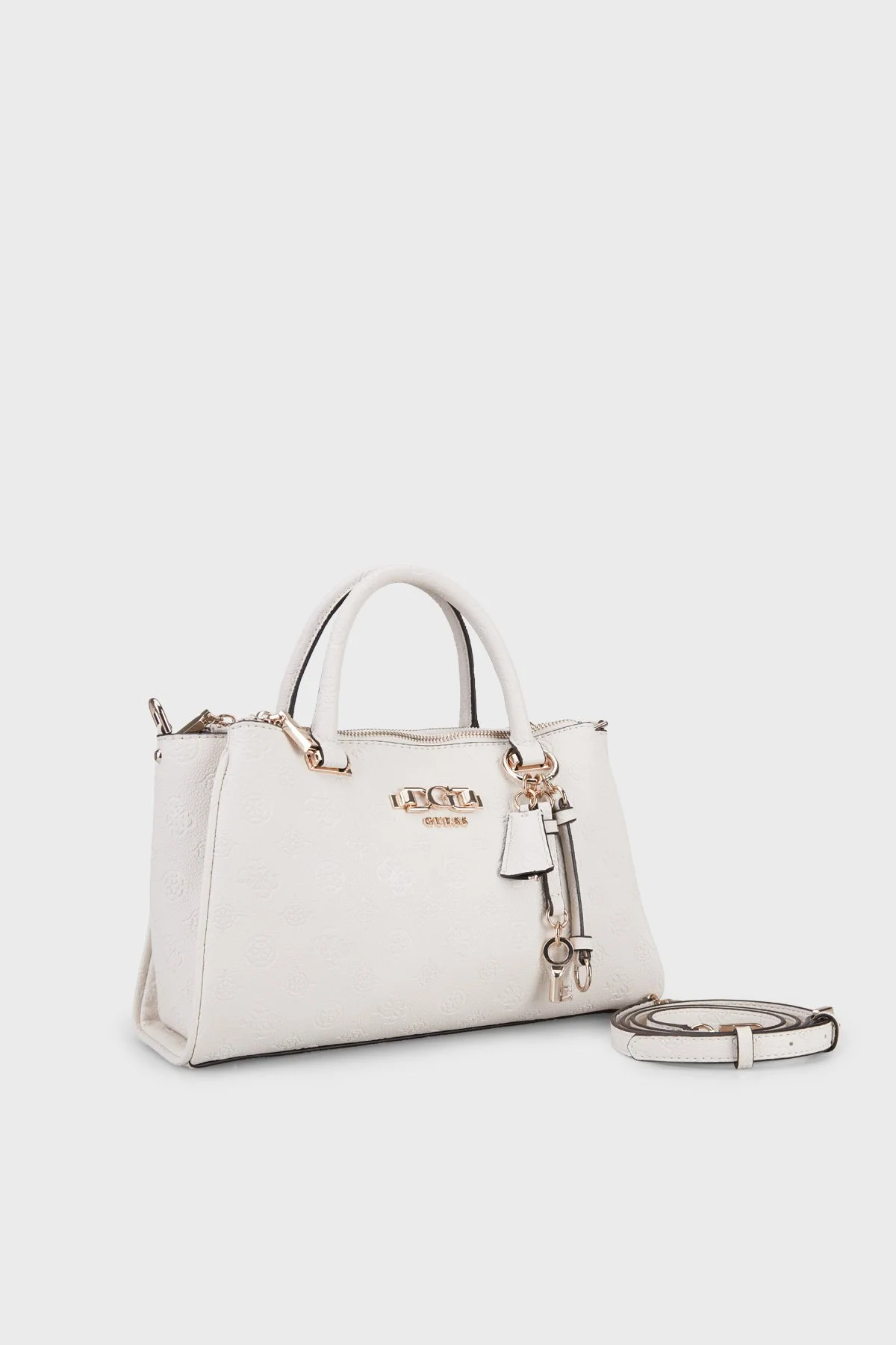 Guess Logolu Çıkarılabilir Askılı HWPD9916060 Kadın Çanta HWPD99 16060 STL EKRU - 3