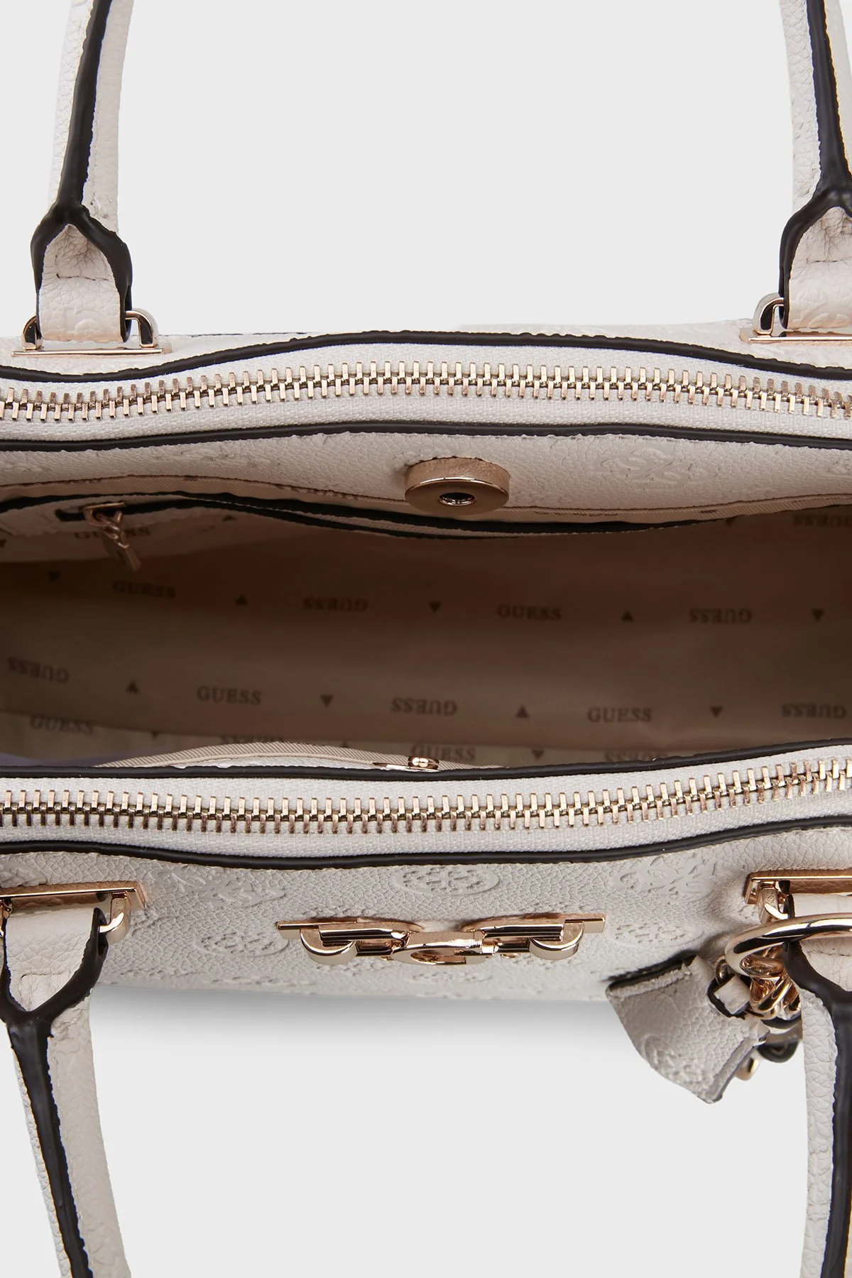 Guess Logolu Çıkarılabilir Askılı HWPD9916060 Kadın Çanta HWPD99 16060 STL EKRU - 4