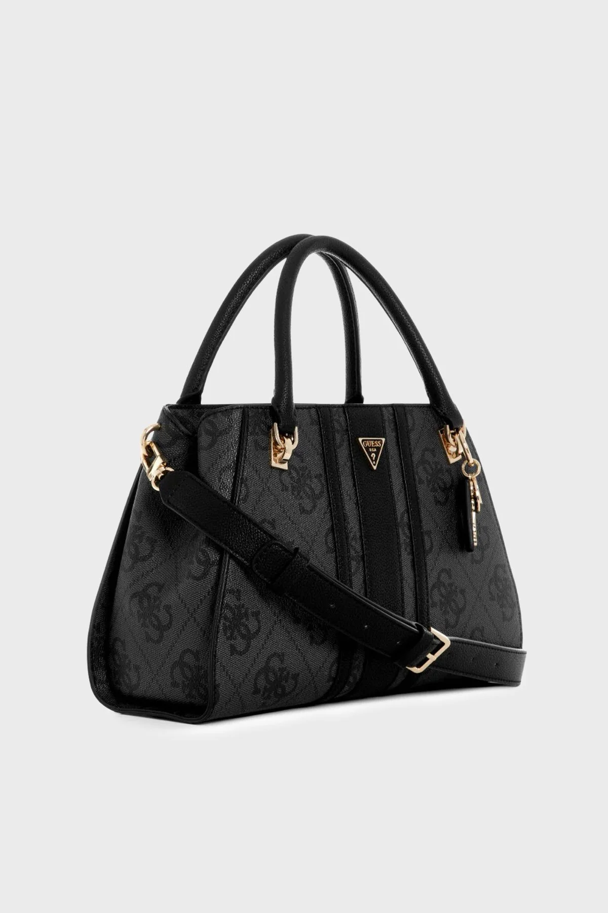 Guess Logolu Çıkarılabilir Askılı HWSS9672070 Kadın Çanta HWSS96 72070 CLO ANTRASİT - 4