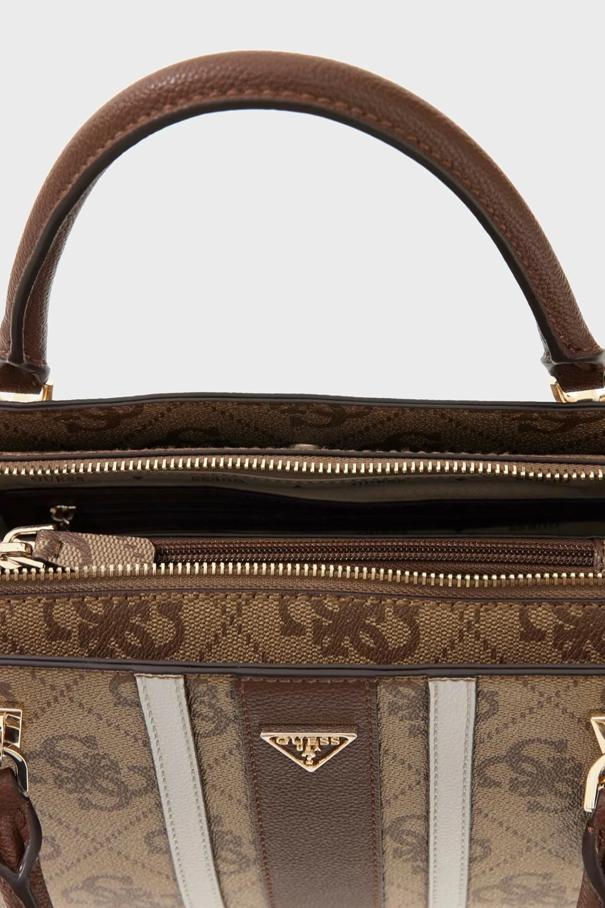 Guess Logolu Çıkarılabilir Askılı HWSS9672070 Kadın Çanta HWSS96 72070 LGW KAHVE - 5