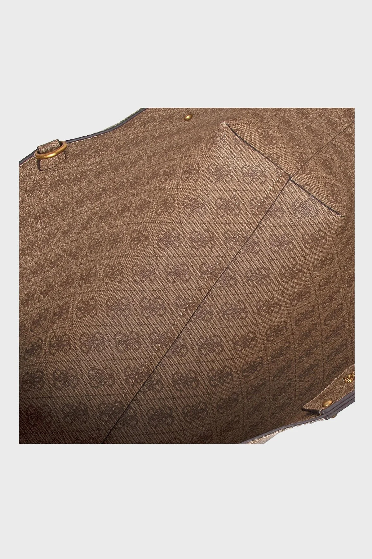 Guess Logolu Çıkarılabilir Detaylı Eco Bayan Çanta HWESB839023 LTL KAHVE - 7