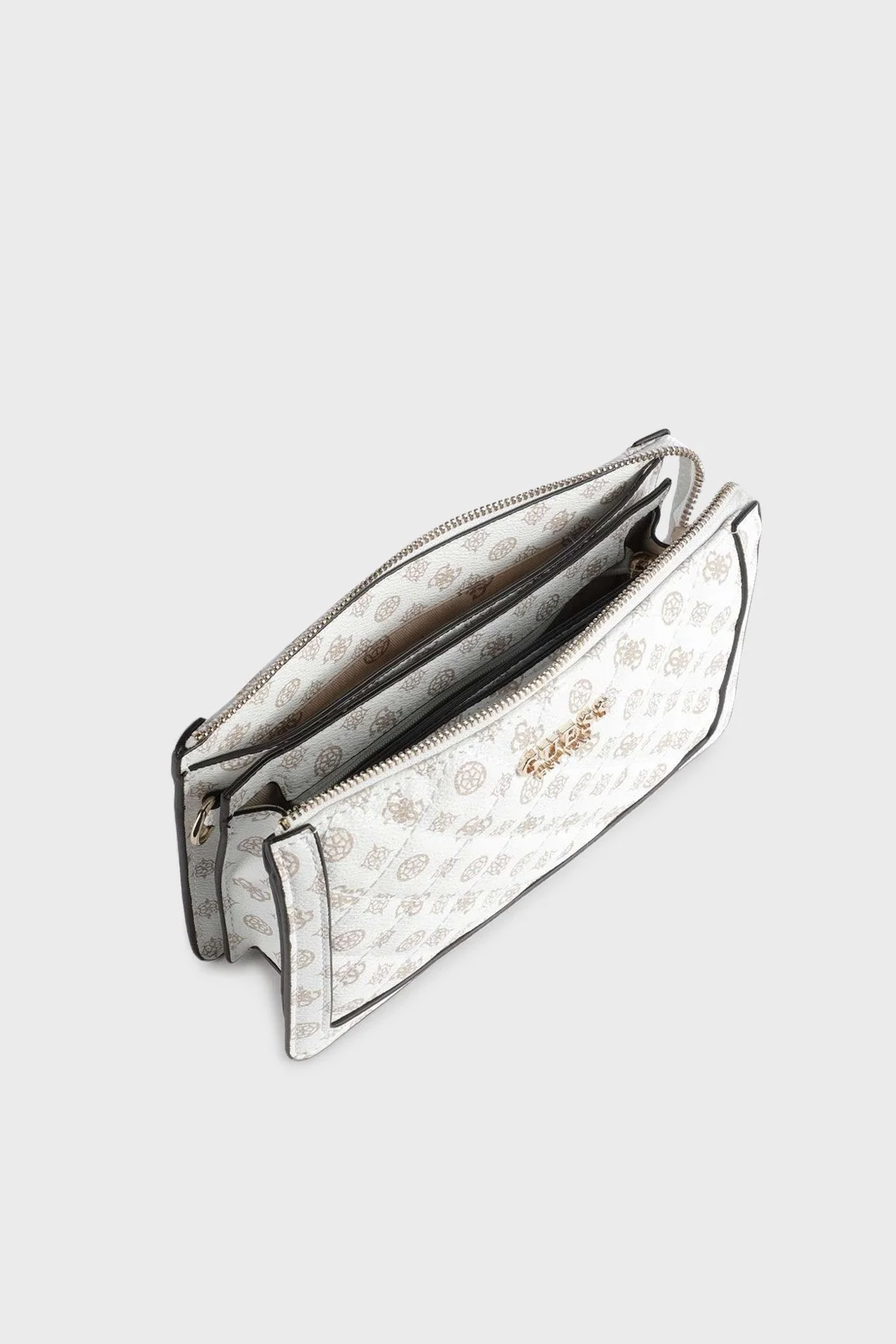 Guess Logolu Çıkarılabilir Omuz Askılı Aviana Bayan Çanta HWPG8558730 WLO BEYAZ - 4