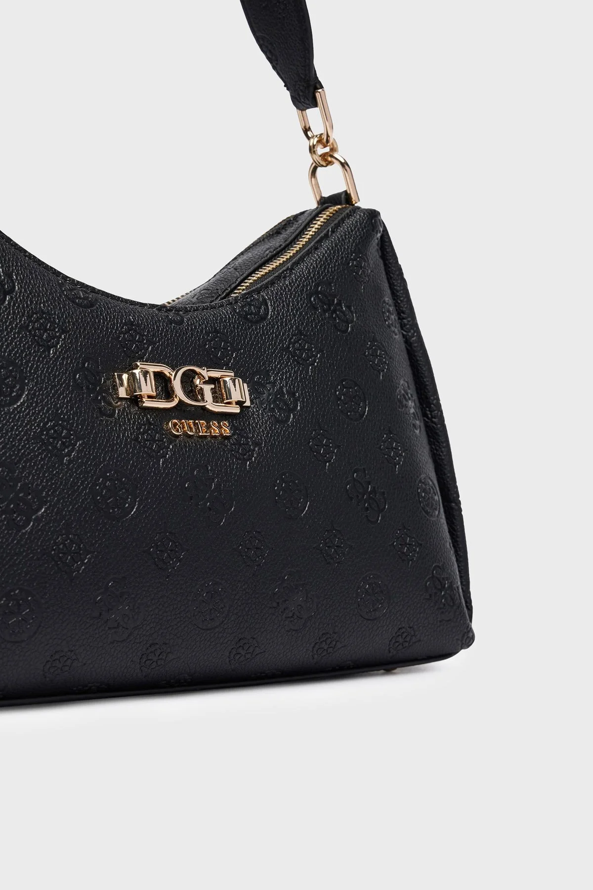 Guess Logolu Çıkarılabilir Omuz Askılı HWPD9916180 Kadın Çanta HWPD99 16180 BLO SİYAH - 4