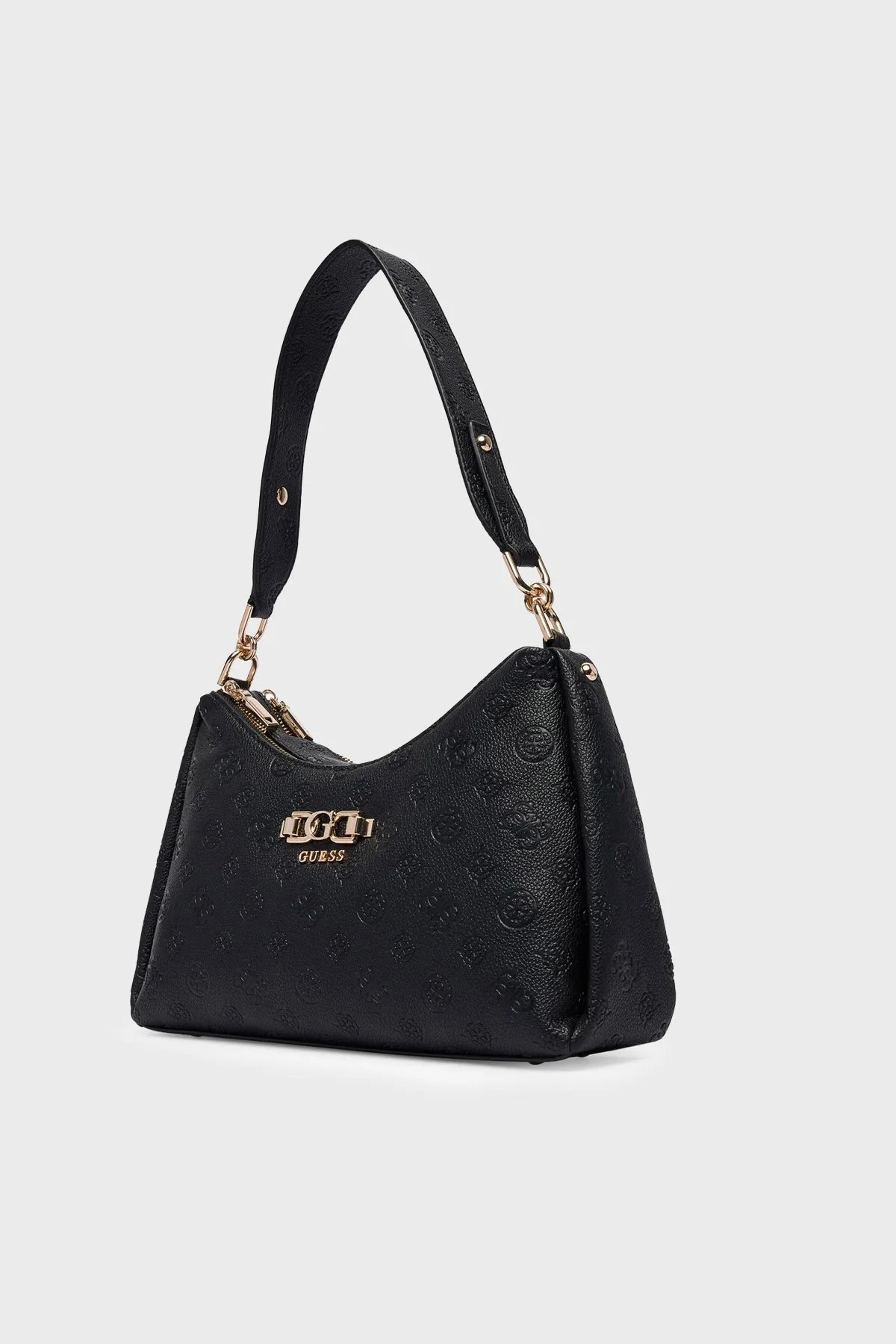 Guess Logolu Çıkarılabilir Omuz Askılı HWPD9916180 Kadın Çanta HWPD99 16180 BLO SİYAH - 5