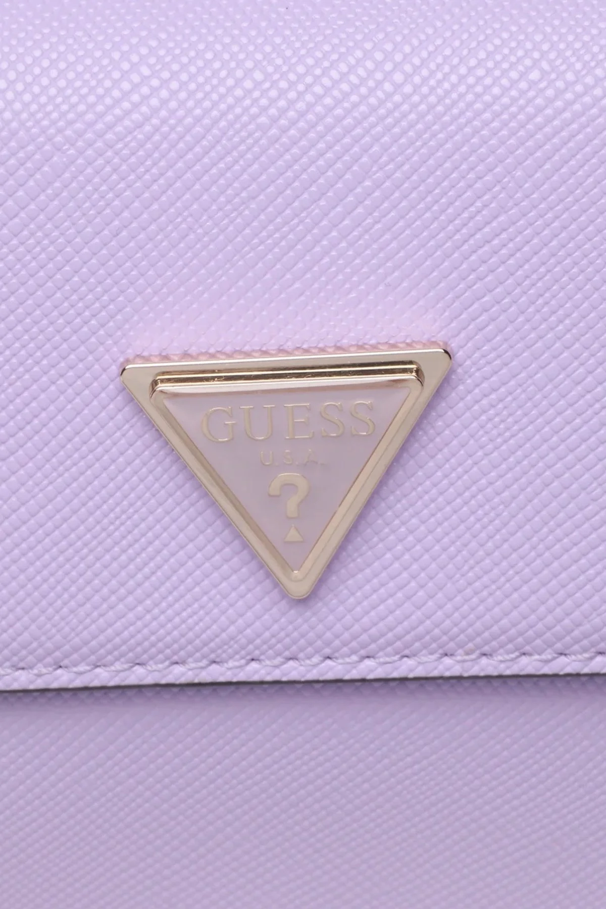 Guess Logolu Çıkarılabilir Omuz Askılı Matilde Bayan Çanta HWVG8755200 LAV LİLA - 5