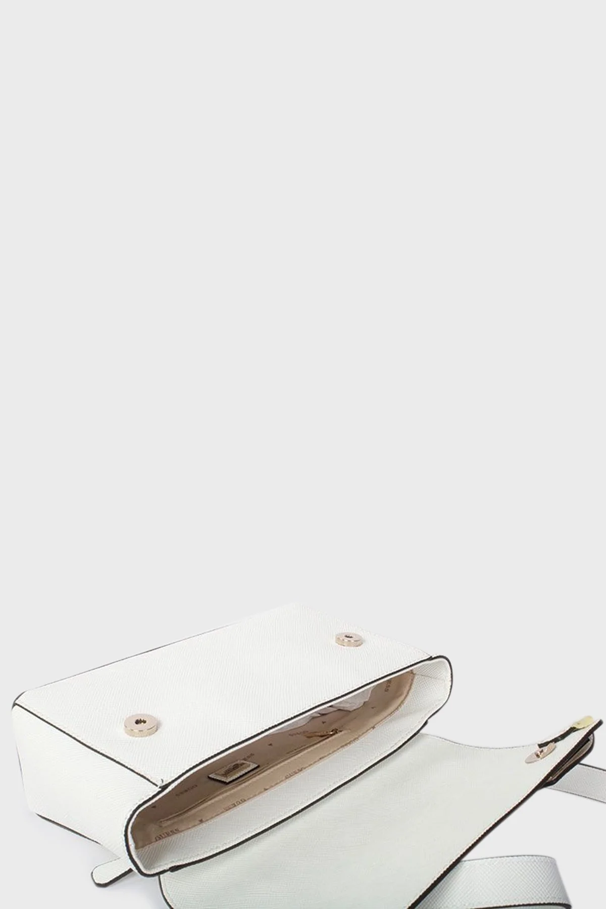 Guess Logolu Çıkarılabilir Omuz Askılı Matilde Bayan Çanta HWVG8755200 WHI BEYAZ - 5