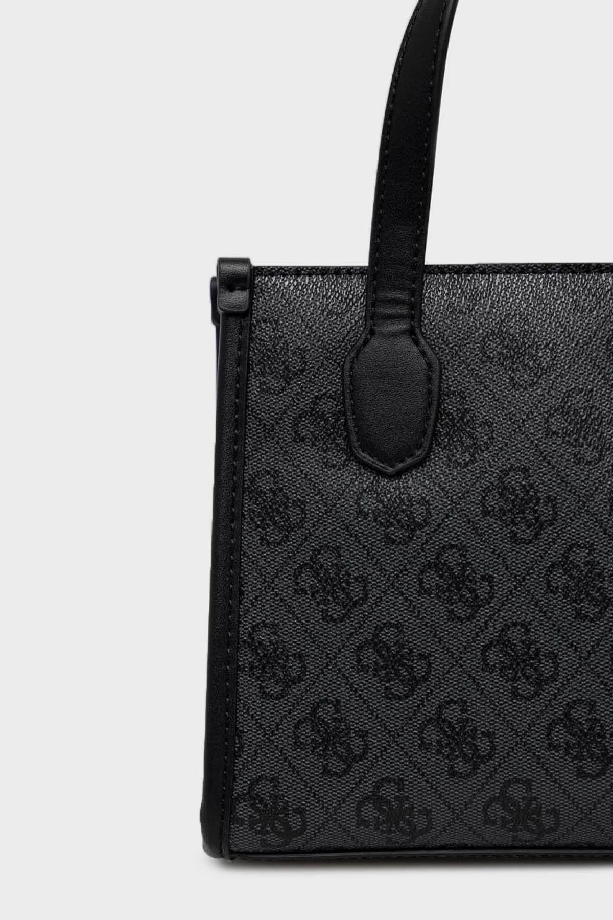 Guess Logolu Çıkarılabilir Omuz Askılı Silvana Bayan Çanta HWSB8665770 CLO ANTRASİT - 4