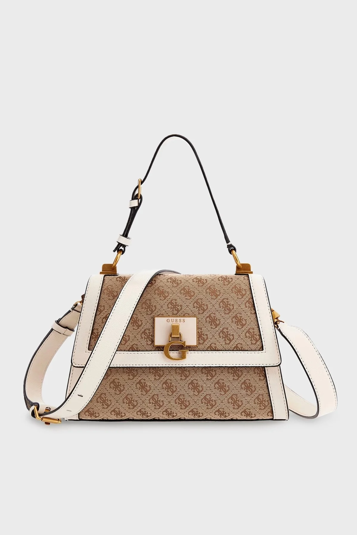 Guess Logolu Çıkarılabilir Omuz Askılı Stephi Bayan Çanta HWJB7875200 LLS KAHVE - 1