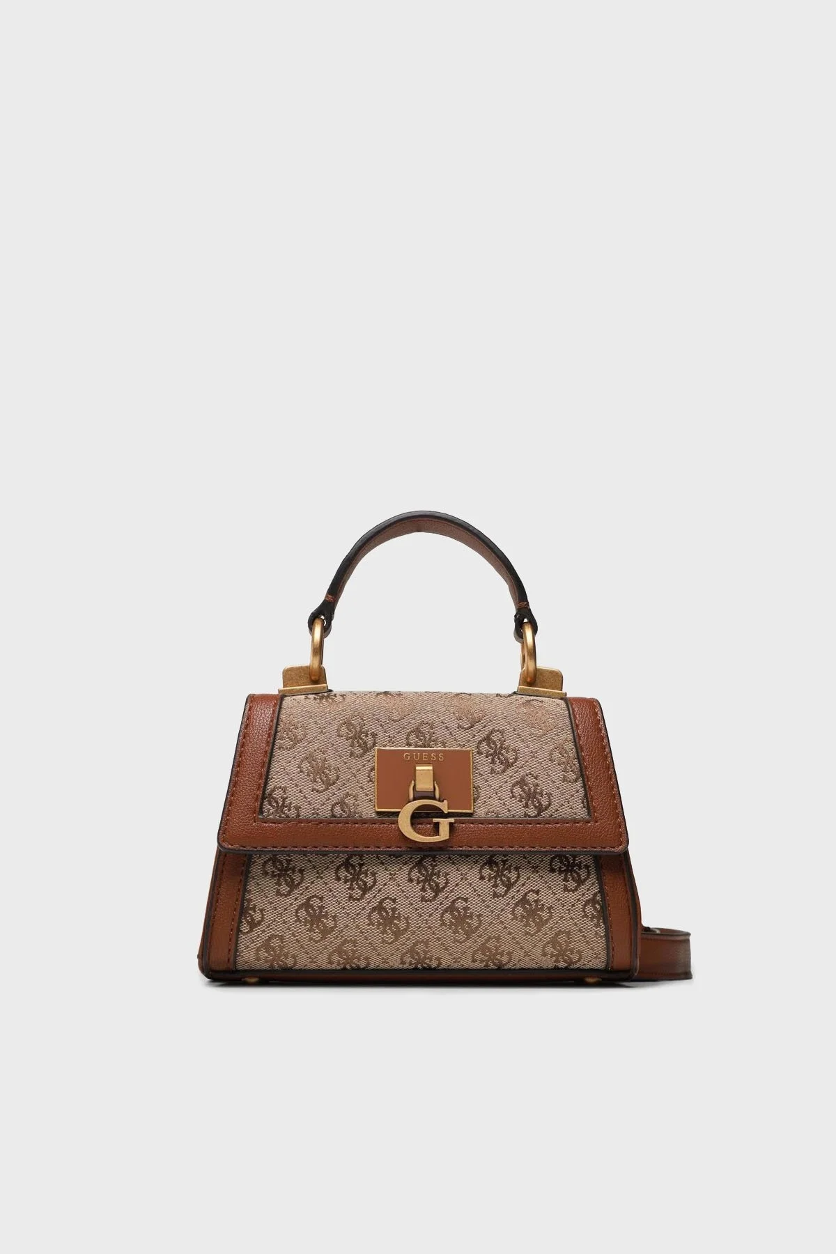 Guess Logolu Çıkarılabilir Omuz Askılı Stephi Bayan Çanta HWJB7875770 LLG KAHVE - 1