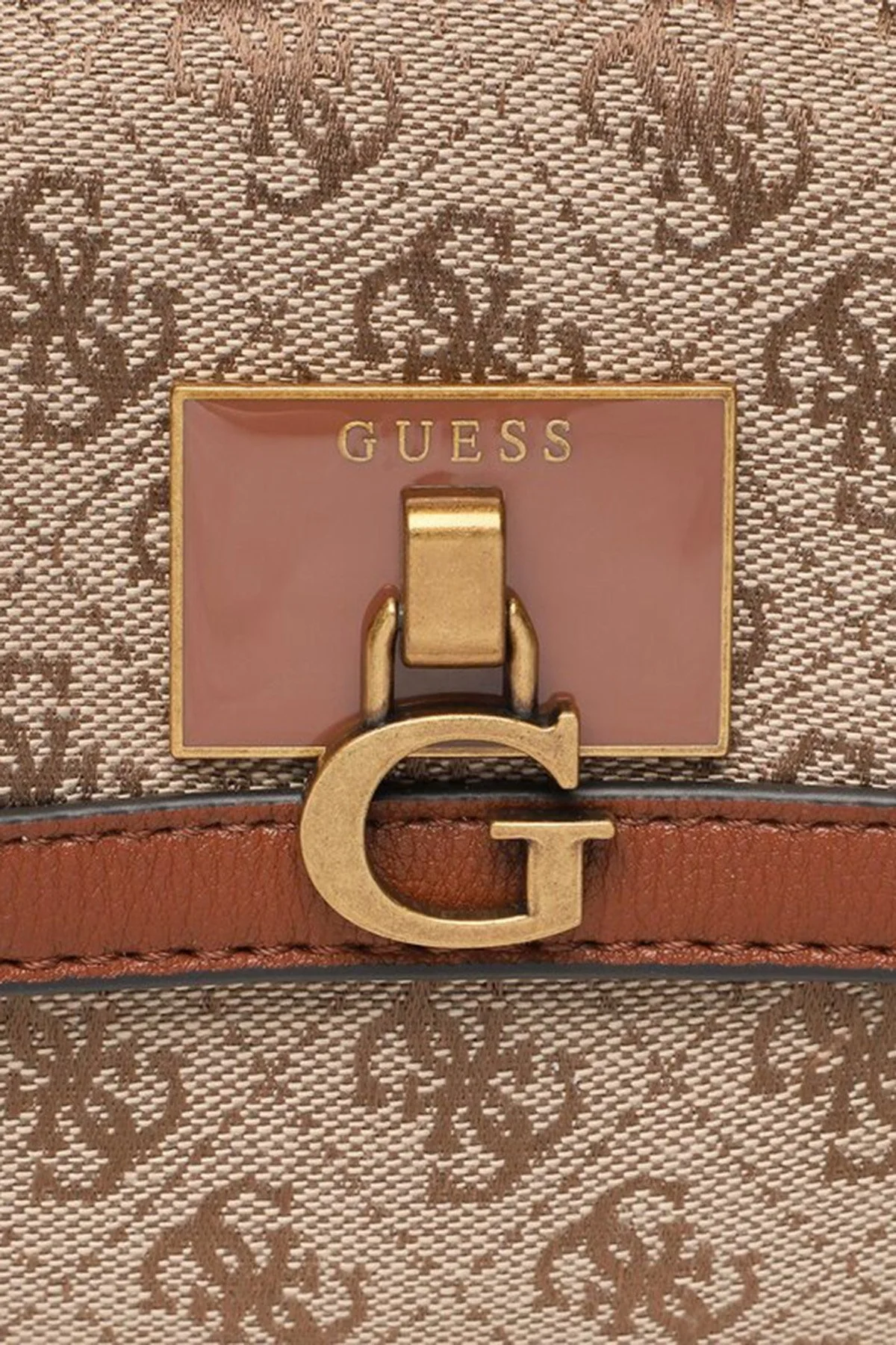 Guess Logolu Çıkarılabilir Omuz Askılı Stephi Bayan Çanta HWJB7875770 LLG KAHVE - 2