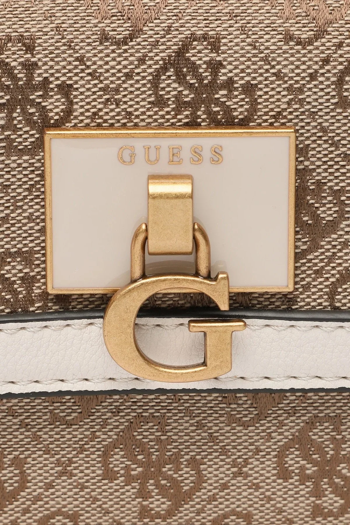 Guess Logolu Çıkarılabilir Omuz Askılı Stephi Bayan Çanta HWJB7875770 LLS KAHVE - 2
