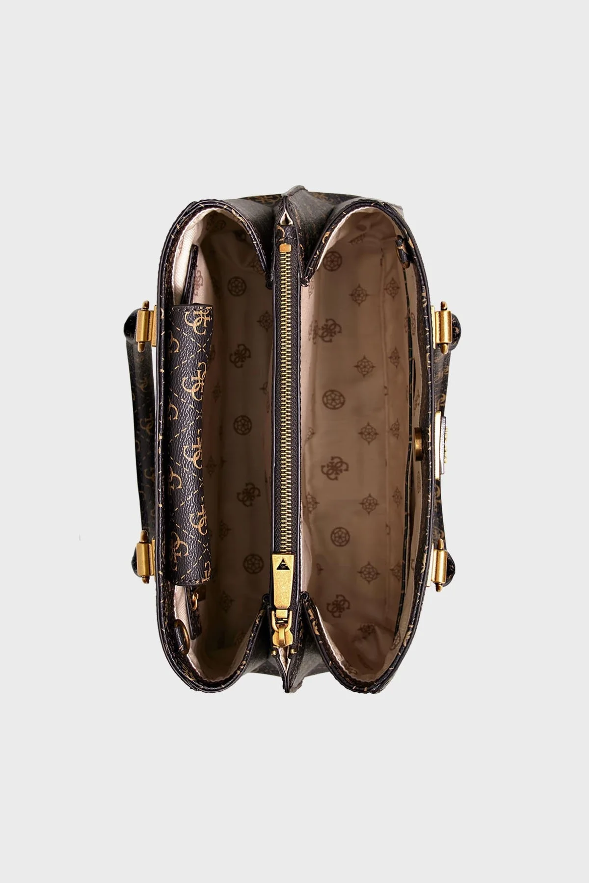 Guess Logolu Çıkarılabilir Uzatma Askılı Alexie Bayan Çanta HWQB8416060 BNL KAHVE - 5