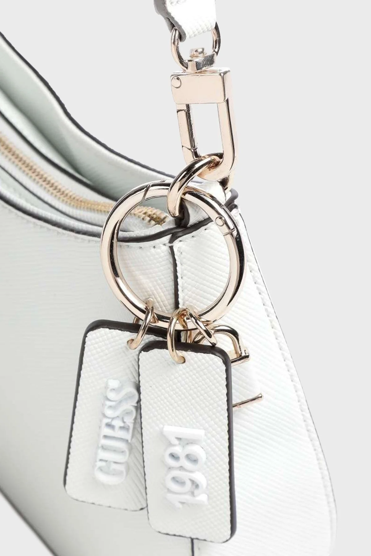 Guess Logolu Çıkarılabilir ve Ayarlanabilir Omuz Askılı Noelle Bayan Çanta HWZG7879180 WHI BEYAZ - 3