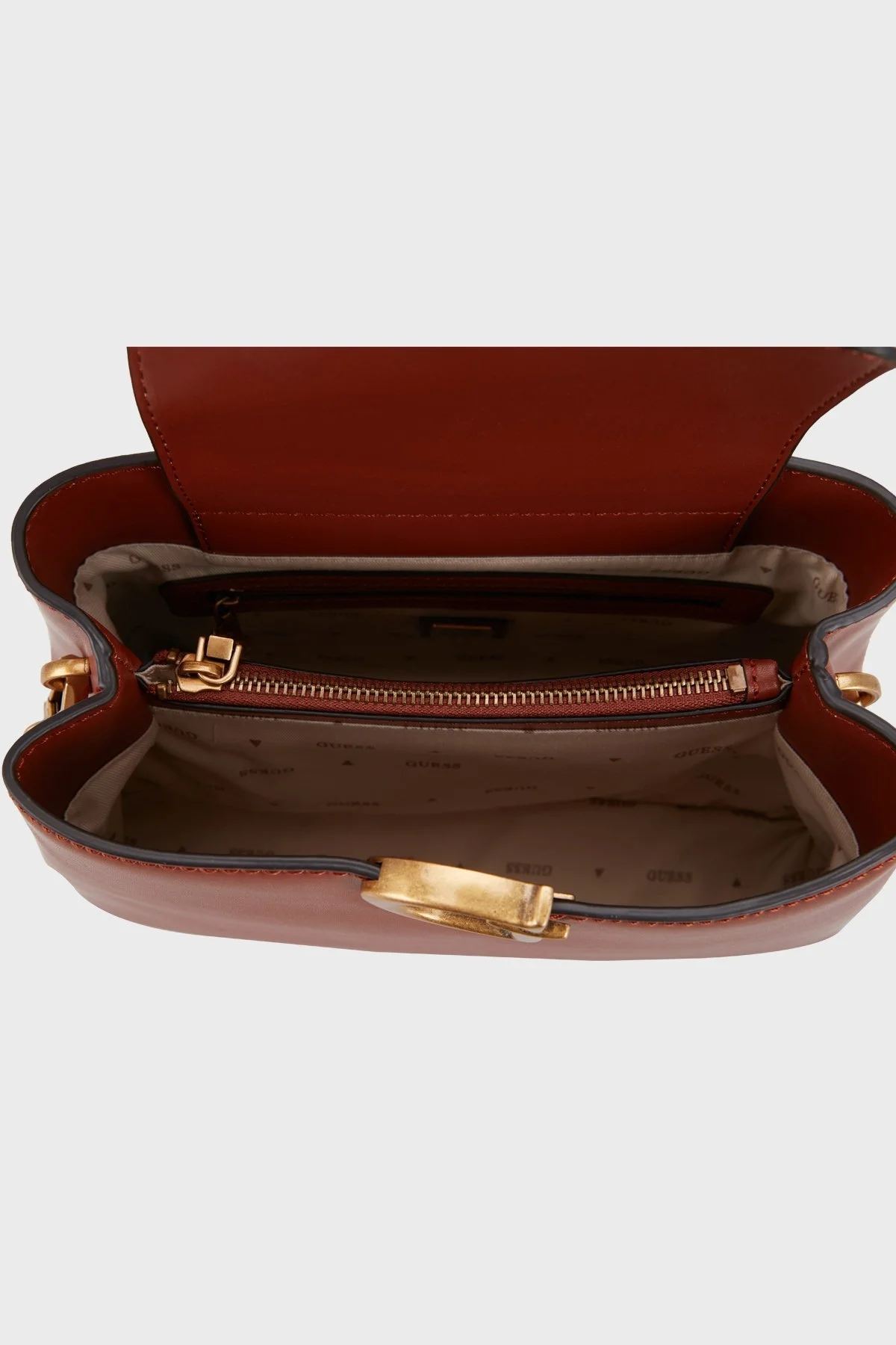 Guess Logolu Çıkartılabilir Omuz Askılı G Vibe Bayan Çanta HWVB8658190 WKY BORDO - 6