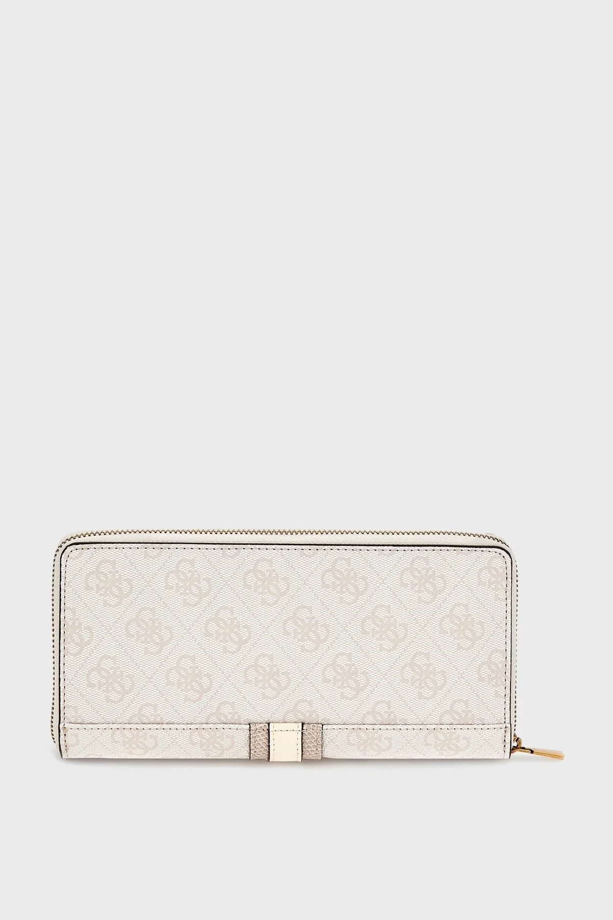 Guess Logolu Çok Bölmeli Büyük Boy Ginevra Bayan Cüzdan SWSB8675630 STL EKRU - 2
