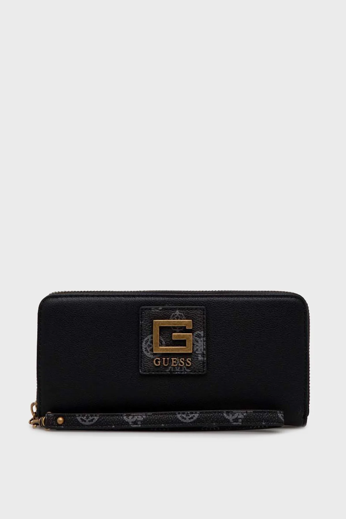 Guess Logolu Fermuarlı Çok Bölmeli Alva Bayan Cüzdan SWVL8676460 BML SİYAH - 1