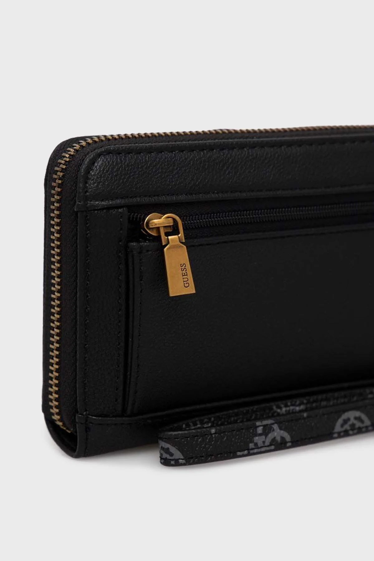 Guess Logolu Fermuarlı Çok Bölmeli Alva Bayan Cüzdan SWVL8676460 BML SİYAH - 3