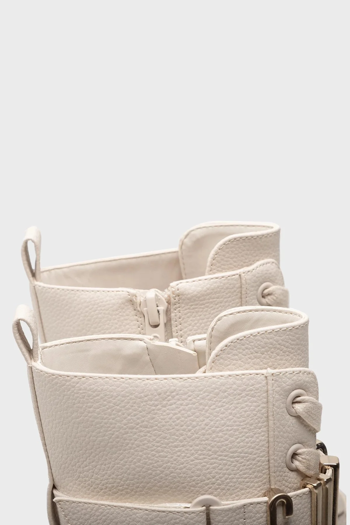 Guess Logolu Fermuarlı Madox Bayan Bot FL8MDX ELE10 CREAM EKRU - 7