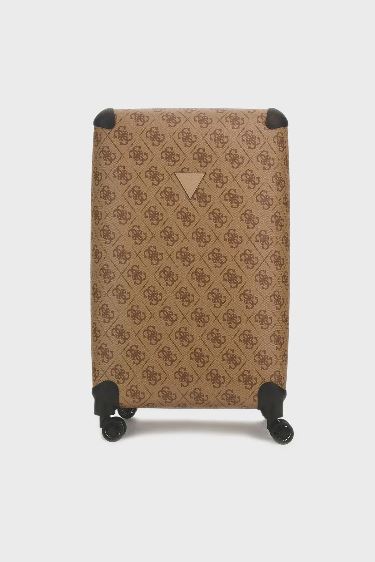 Guess Logolu Fermuarlı Şifre Kilitli Büyük Boy Berta TWB868 89880 Bayan Valiz TWB86889880 LGW KAHVE - 1