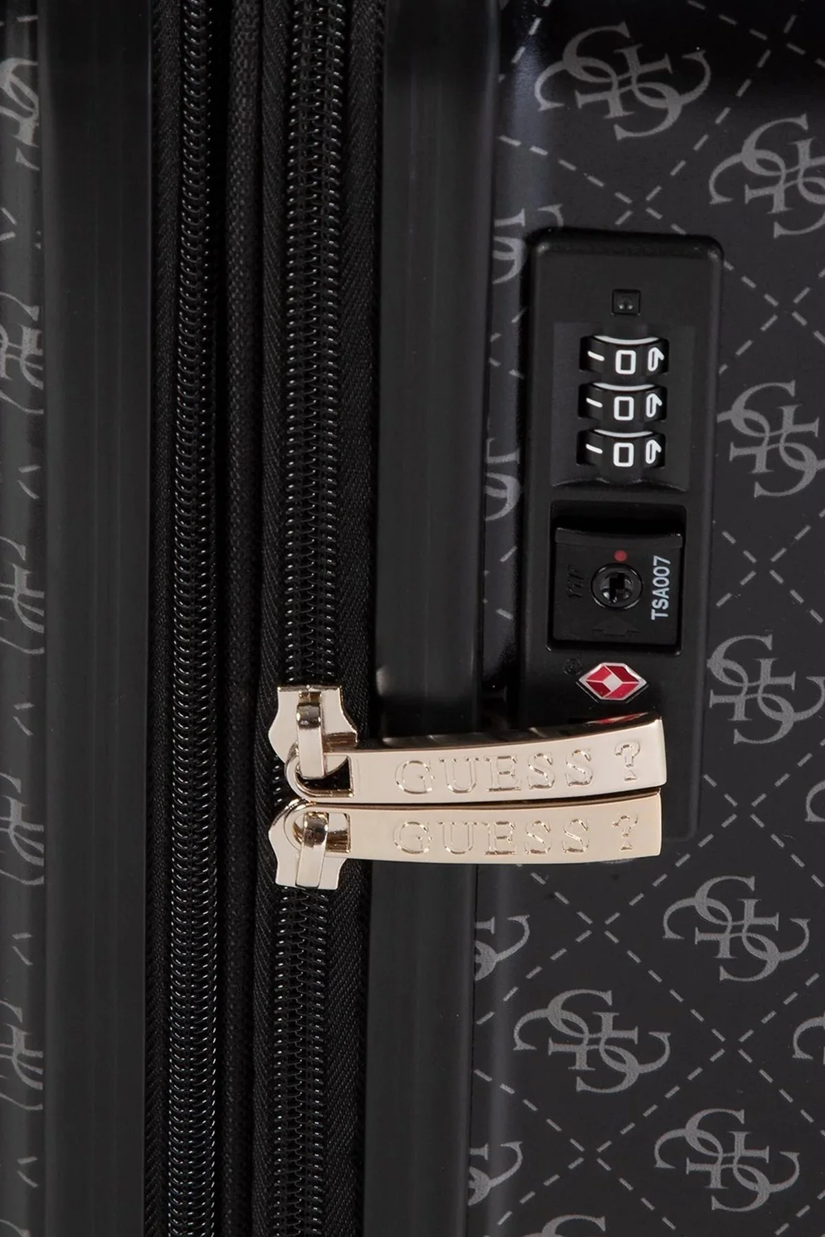 Guess Logolu Jesco Kabin Boy Bayan Valiz TWH83899830 COA SİYAH - 8