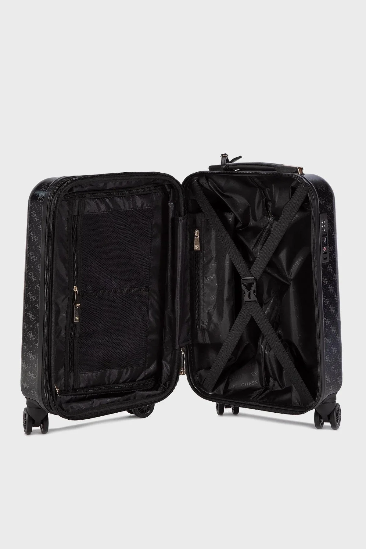 Guess Logolu Jesco Kabin Boy Bayan Valiz TWH83899830 COA SİYAH - 9
