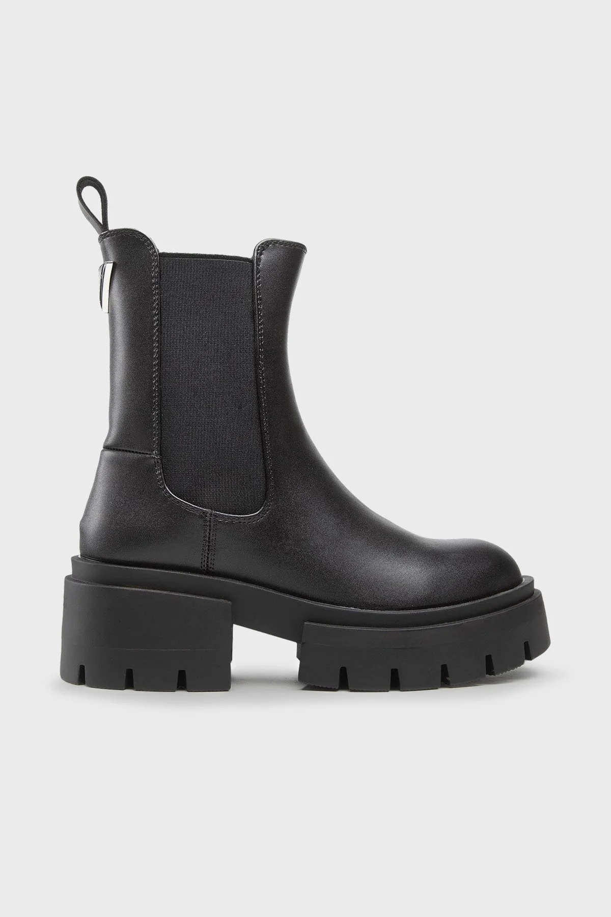 Guess Logolu Kalın Taban Charlotte Bayan Bot FL8CHT ELE10 BLACK SİYAH - 1