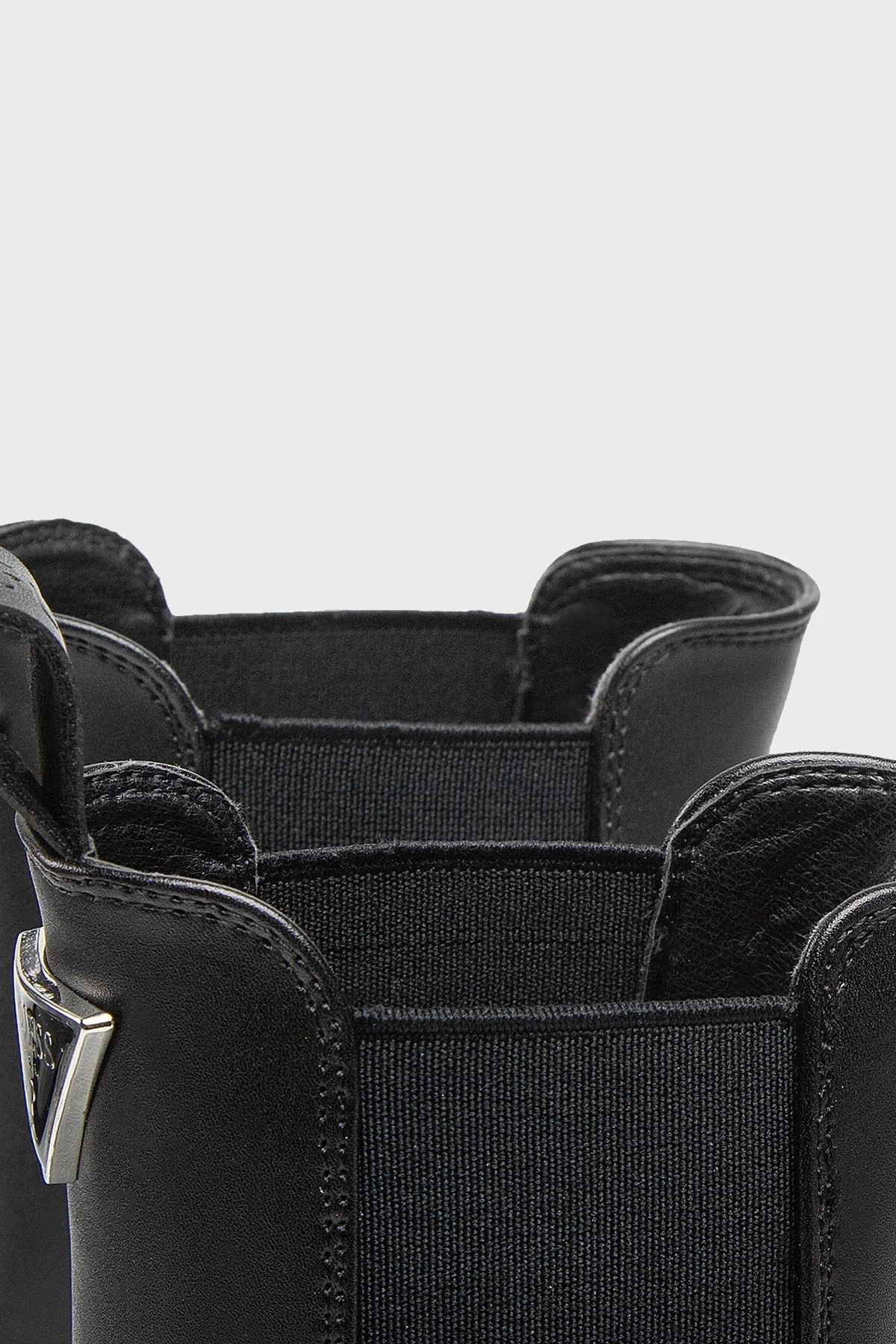 Guess Logolu Kalın Taban Charlotte Bayan Bot FL8CHT ELE10 BLACK SİYAH - 5