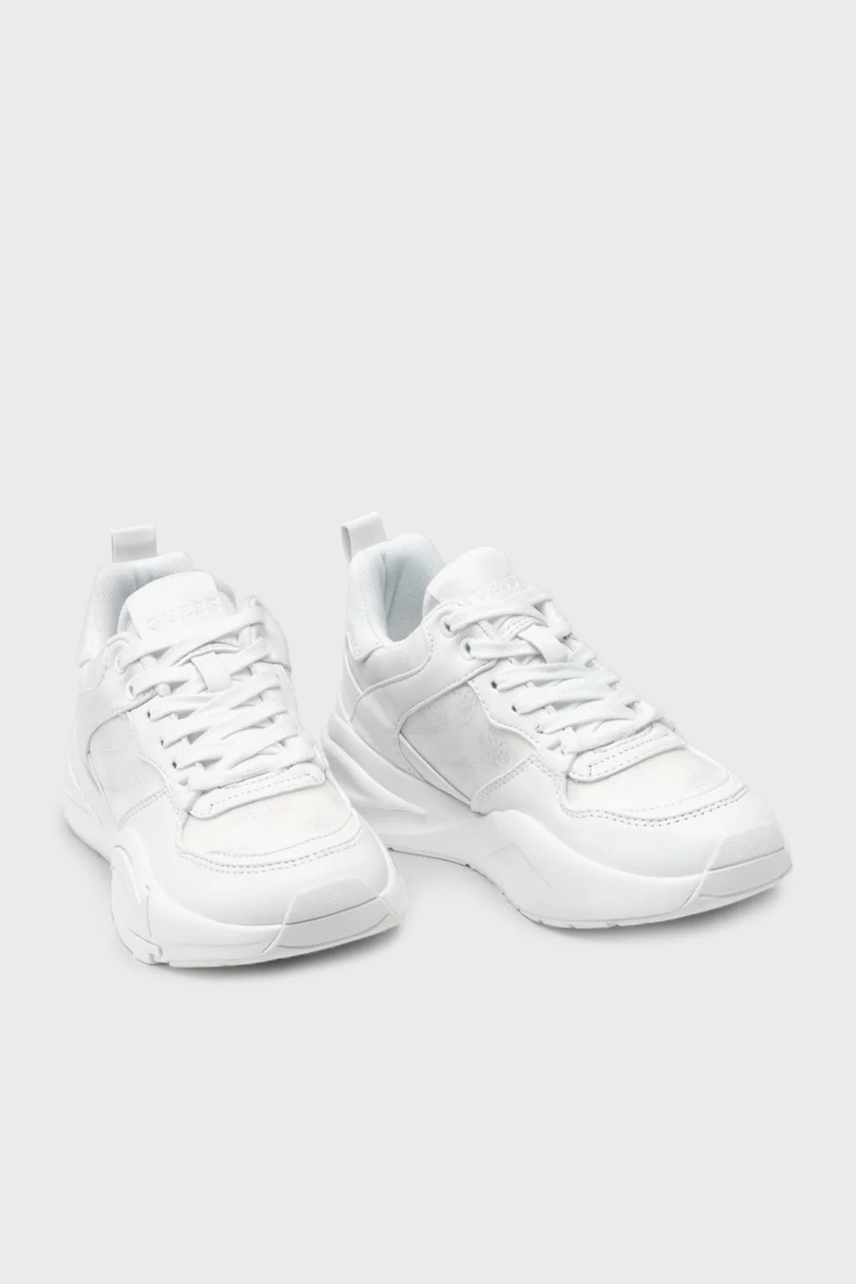 Guess Logolu Kalın Tabanlı Bestie3 Sneaker Bayan Ayakkabı FL5B3S FAL12 WHITE BEYAZ - 2