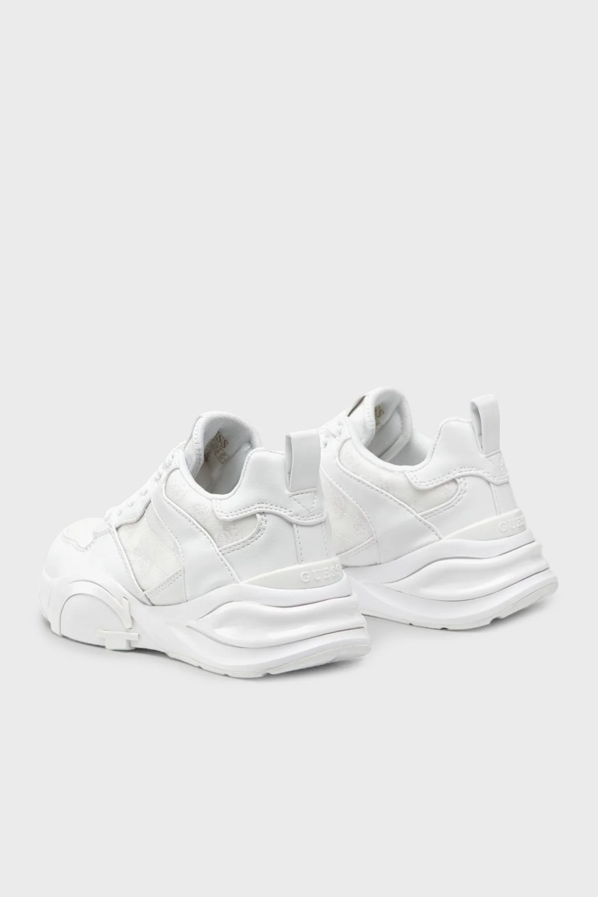 Guess Logolu Kalın Tabanlı Bestie3 Sneaker Bayan Ayakkabı FL5B3S FAL12 WHITE BEYAZ - 5