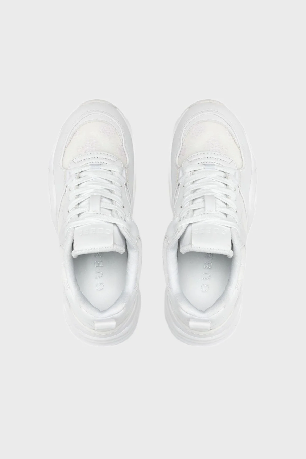 Guess Logolu Kalın Tabanlı Bestie3 Sneaker Bayan Ayakkabı FL5B3S FAL12 WHITE BEYAZ - 6