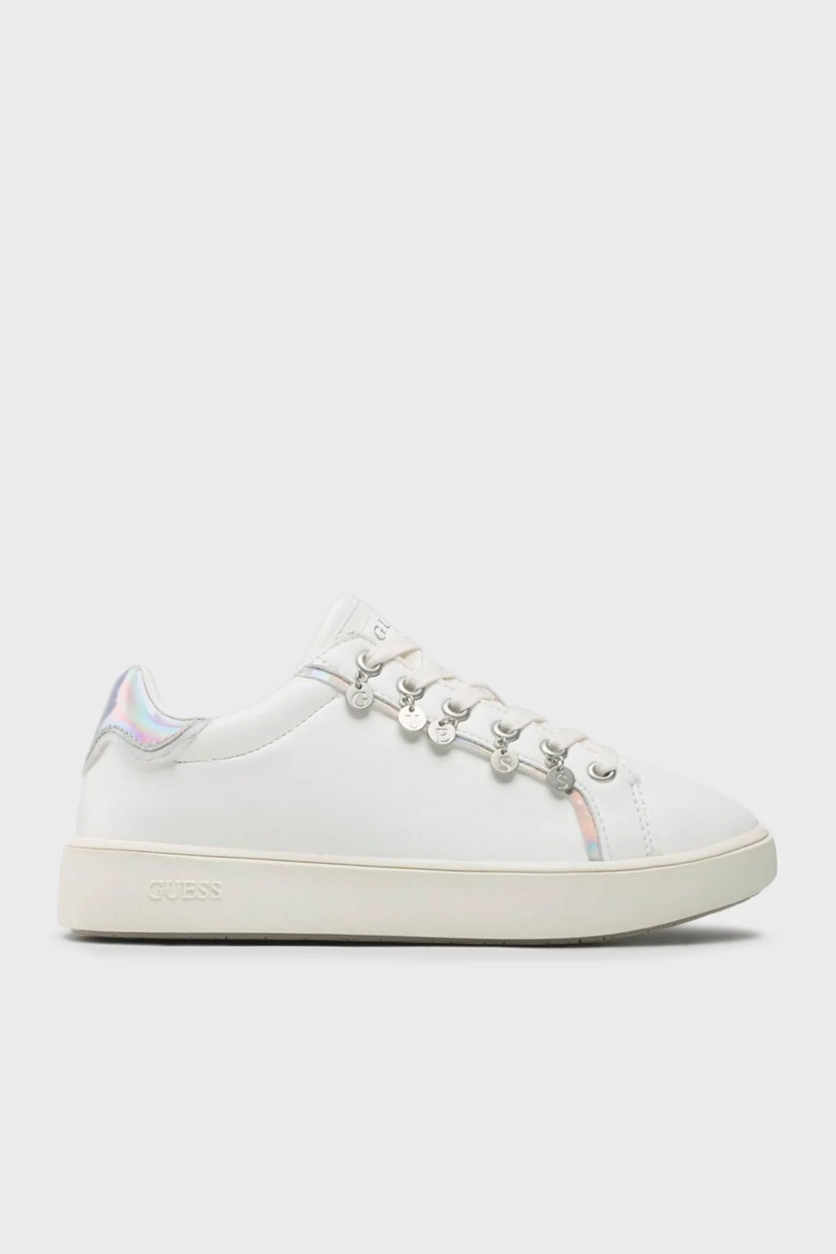 Guess Logolu Mely Sneaker Bayan Ayakkabı FL5MEL SMA12 WHIRI BEYAZ - 1