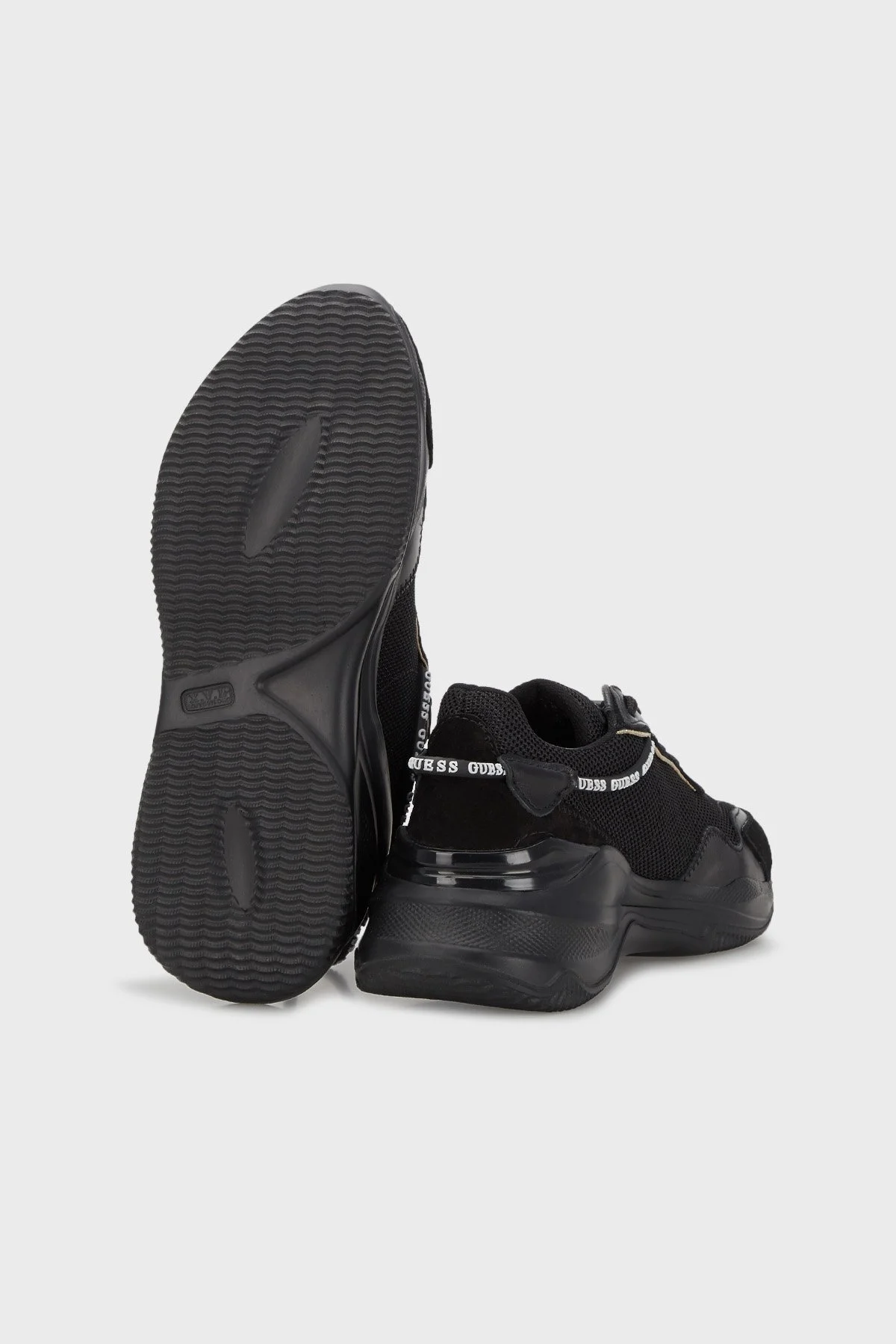 Guess Logolu Micola Kalın Tabanlı Sneaker Bayan Ayakkabı FL9MIC FAL12 BLACK SİYAH - 4