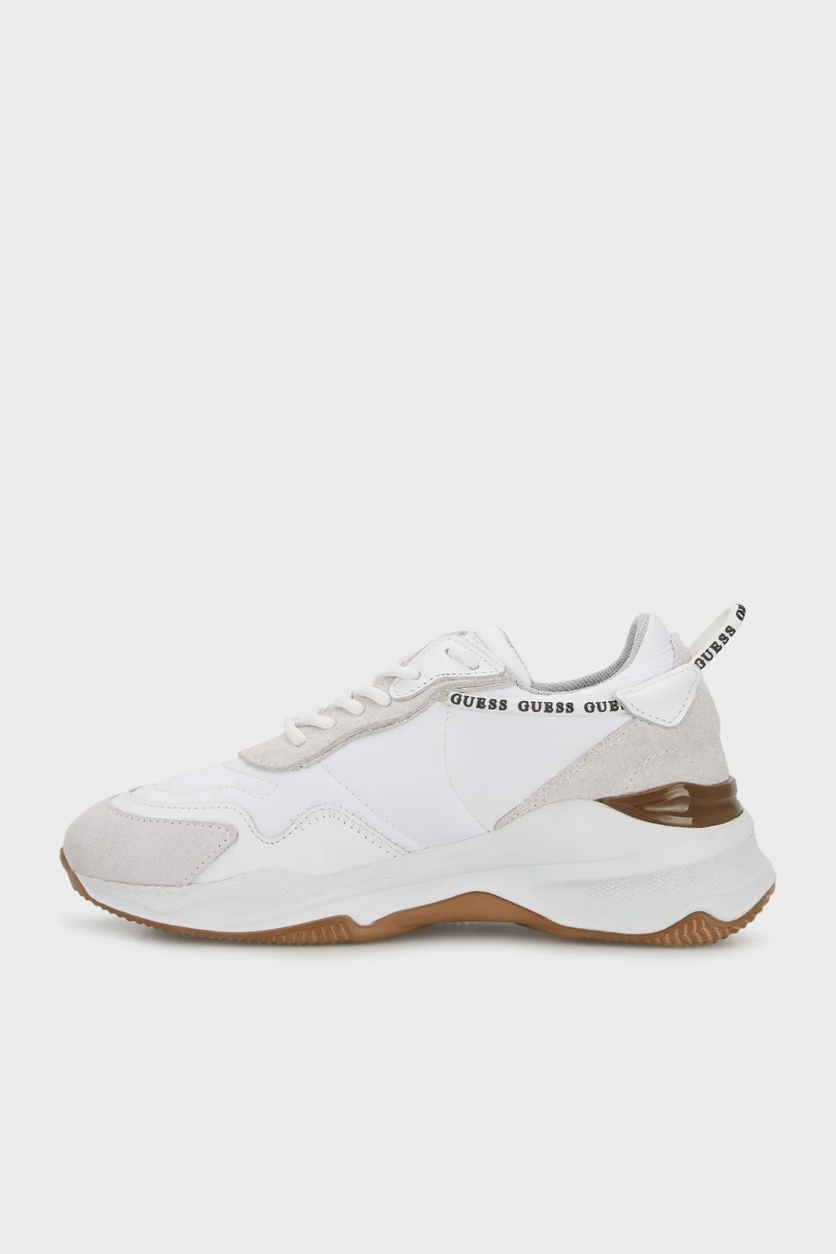 Guess Logolu Micola Kalın Tabanlı Sneaker Bayan Ayakkabı FL9MIC FAL12 WHITE BEYAZ - 2