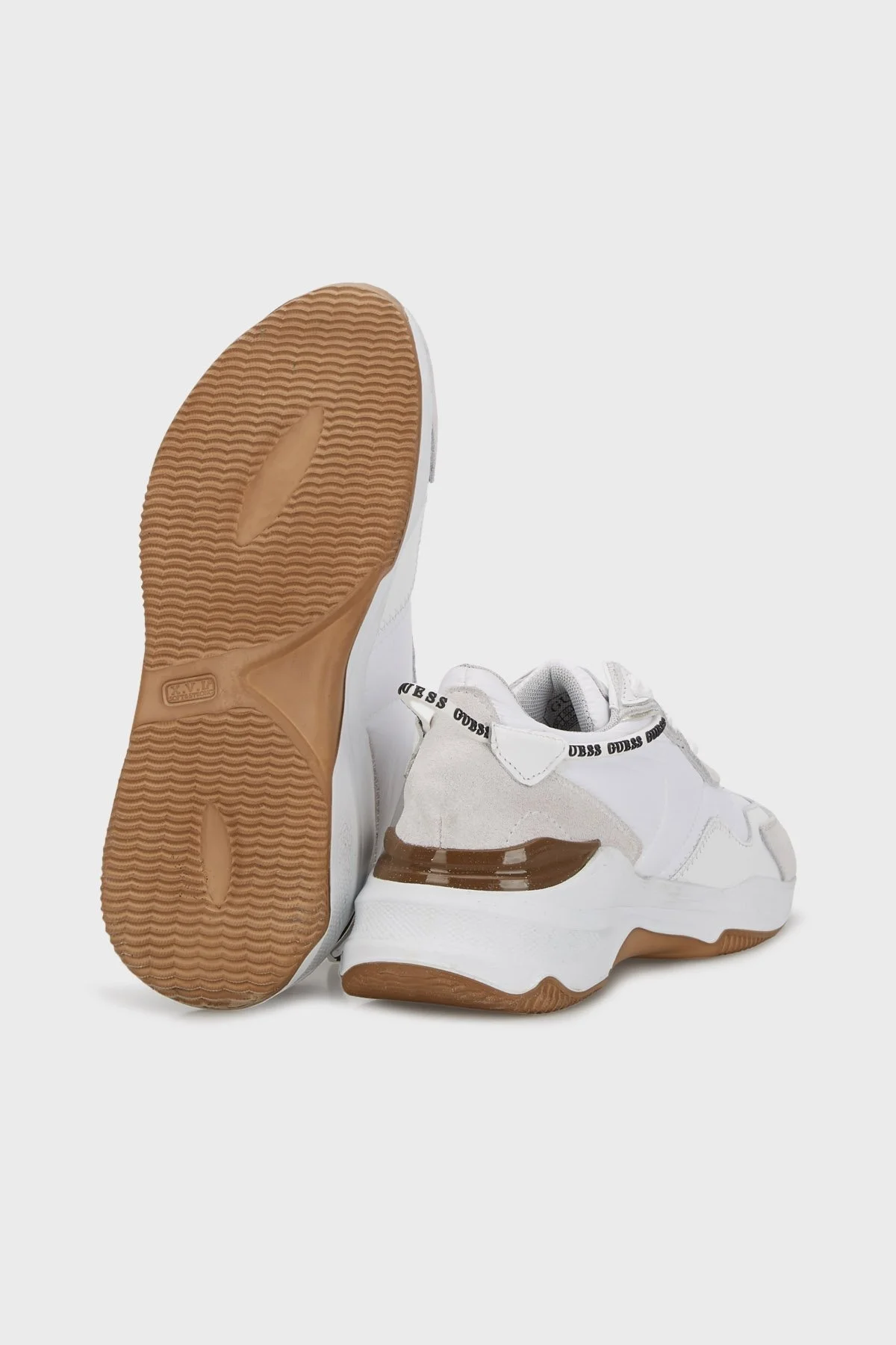 Guess Logolu Micola Kalın Tabanlı Sneaker Bayan Ayakkabı FL9MIC FAL12 WHITE BEYAZ - 4