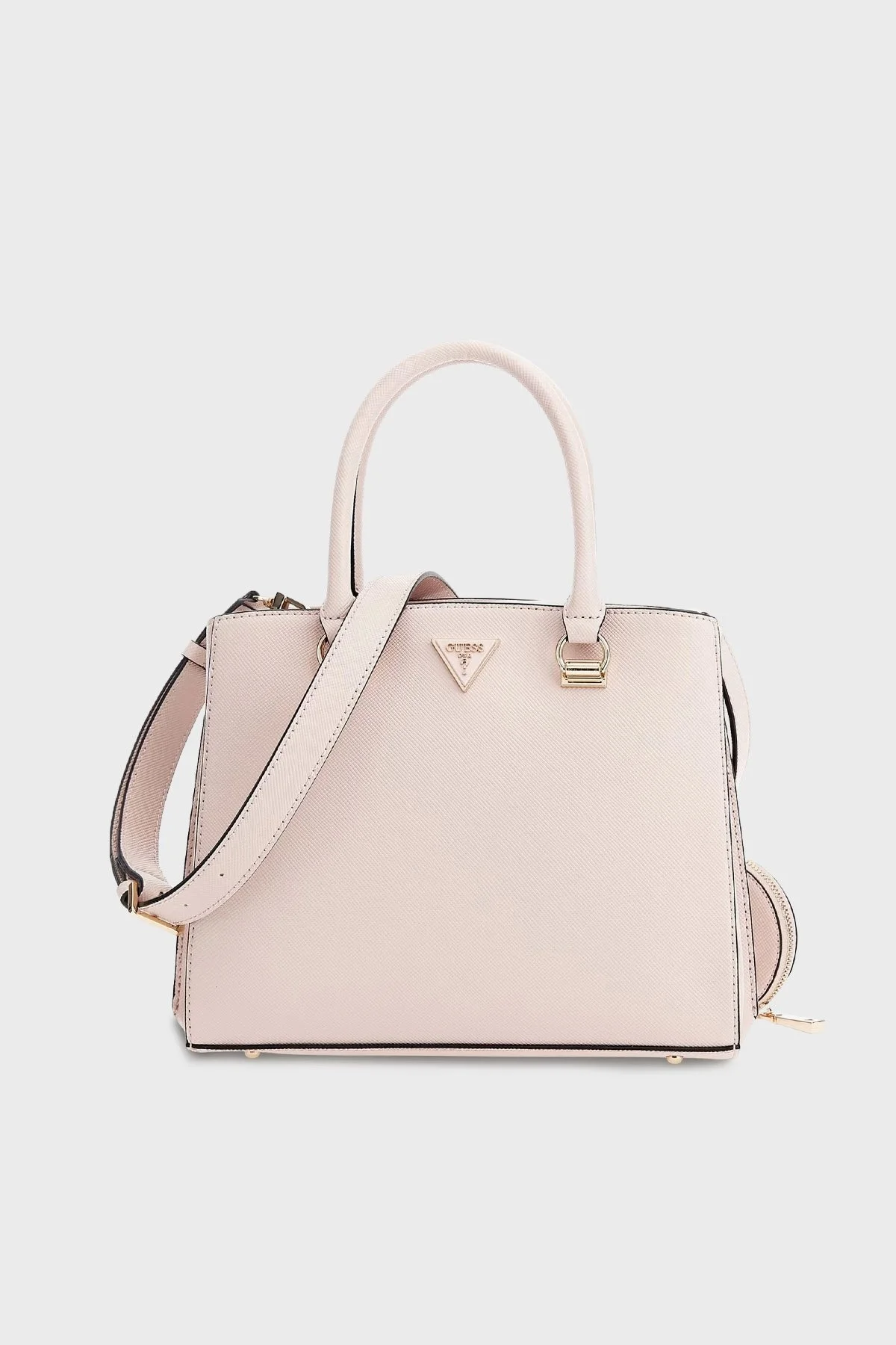 Guess Logolu Mini Cüzdanlı Çıkarılabilir Uzatma Askılı Eco Bayan Çanta HWEVG873706 LTR PUDRA - 1