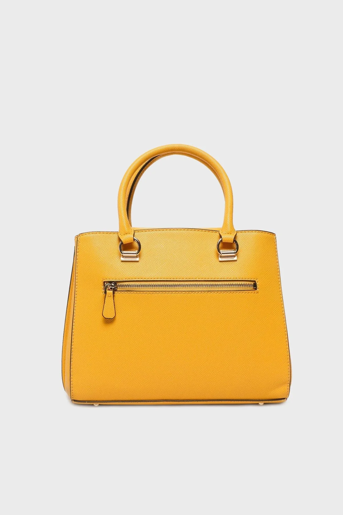 Guess Logolu Mini Cüzdanlı Çıkarılabilir Uzatma Askılı Eco Bayan Çanta HWEVG873706 MUS SARI - 4