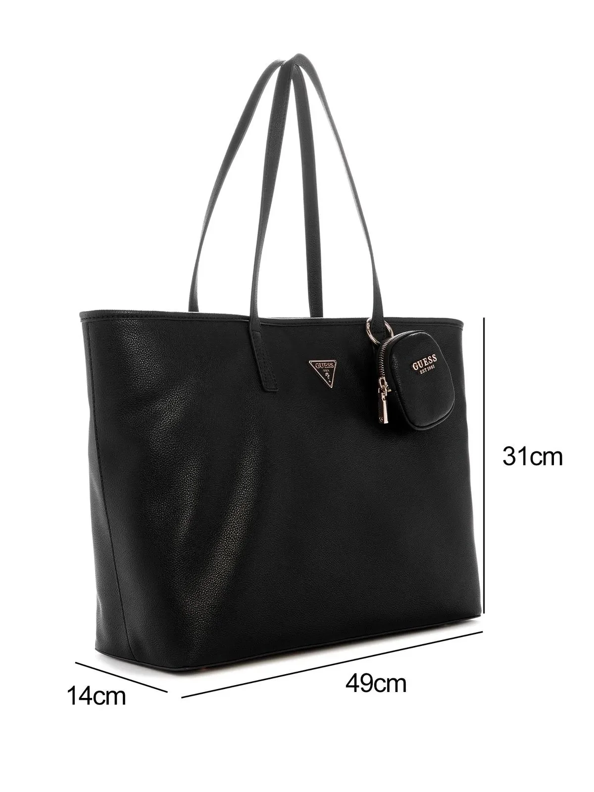 Guess Logolu Omuz Askılı HWBG7124240 Kadın Çanta HWBG71 24240 BLA Siyah - 5