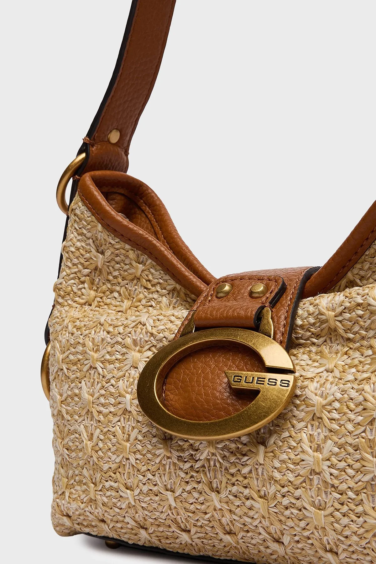 Guess Logolu Omuz Askılı HWRB9308720 Kadın Çanta HWRB93 08720 NTC KAHVE - 4