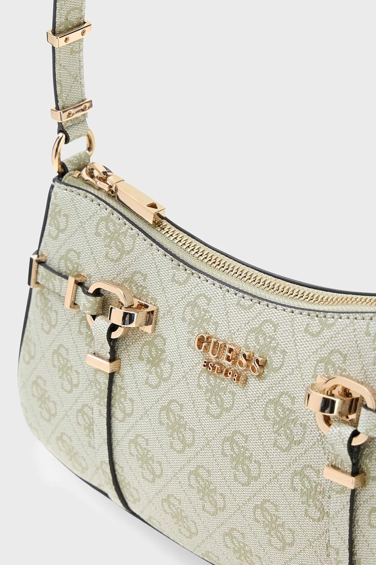 Guess Logolu Omuz Askılı HWSG9917180 Kadın Çanta HWSG99 17180 BNN KREM - 5