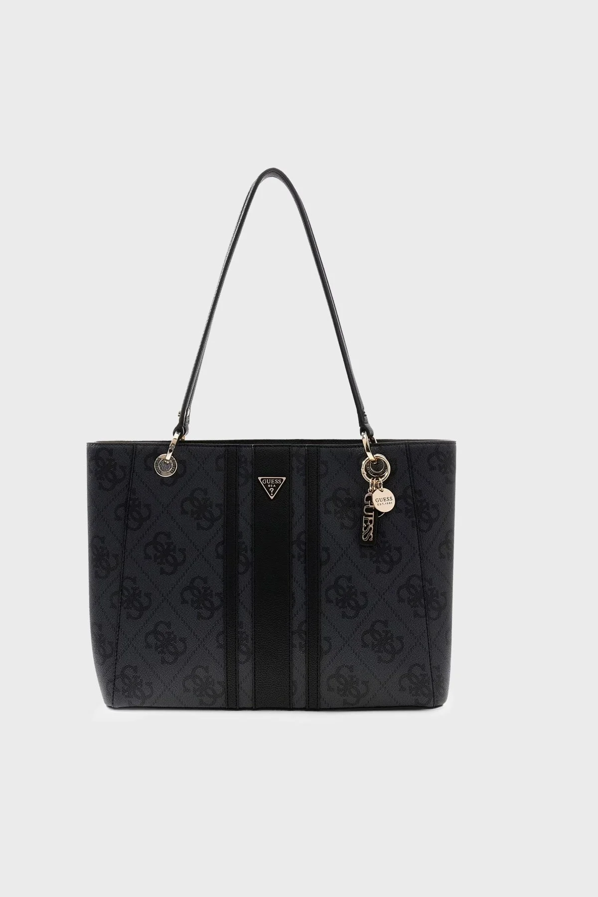 Guess Logolu Omuz Askılı Tote HWSS9672250 Kadın Çanta HWSS96 72250 CLO ANTRASİT - 1