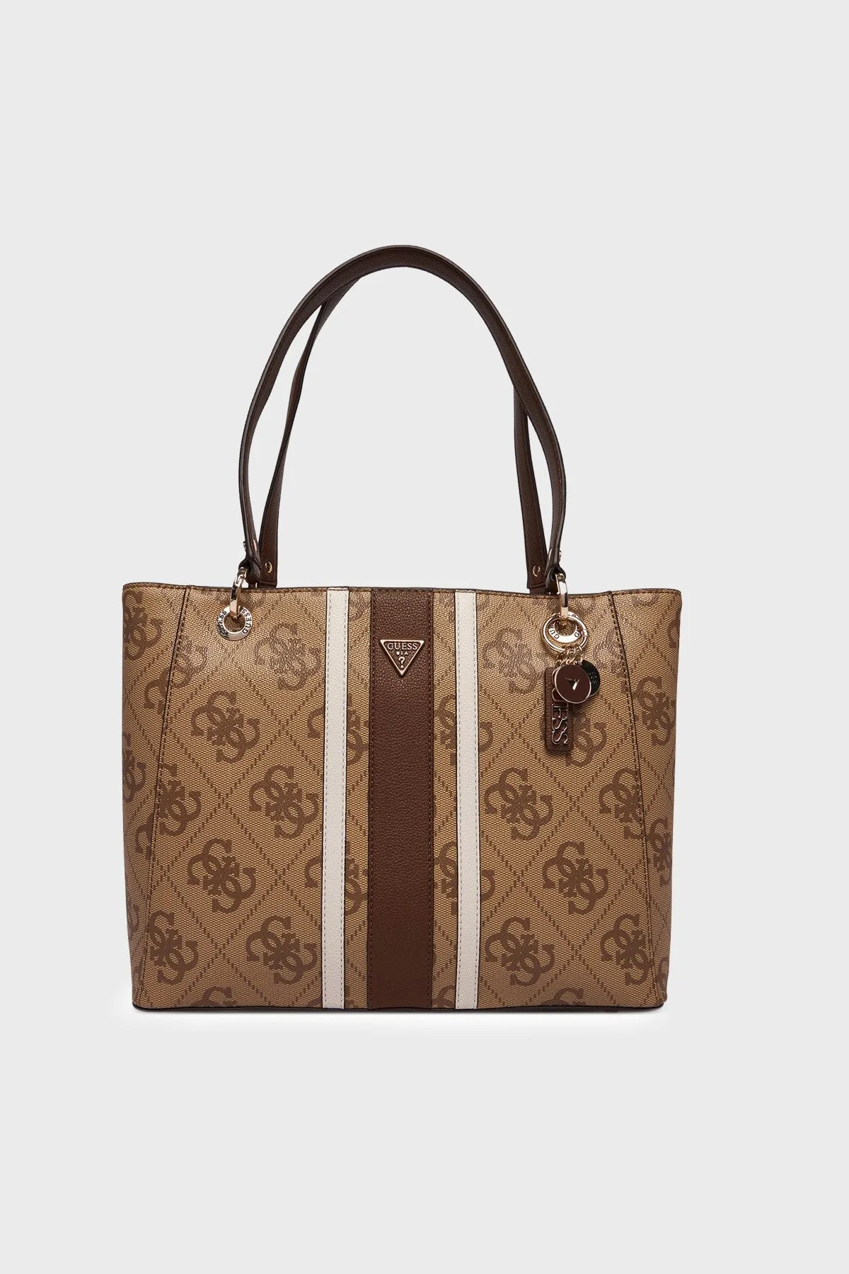 Guess Logolu Omuz Askılı Tote HWSS9672250 Kadın Çanta HWSS96 72250 LGW KAHVE - 1