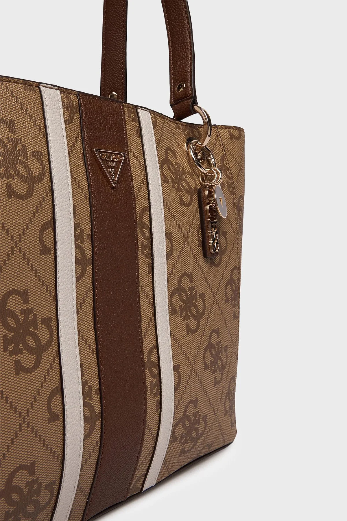 Guess Logolu Omuz Askılı Tote HWSS9672250 Kadın Çanta HWSS96 72250 LGW KAHVE - 4