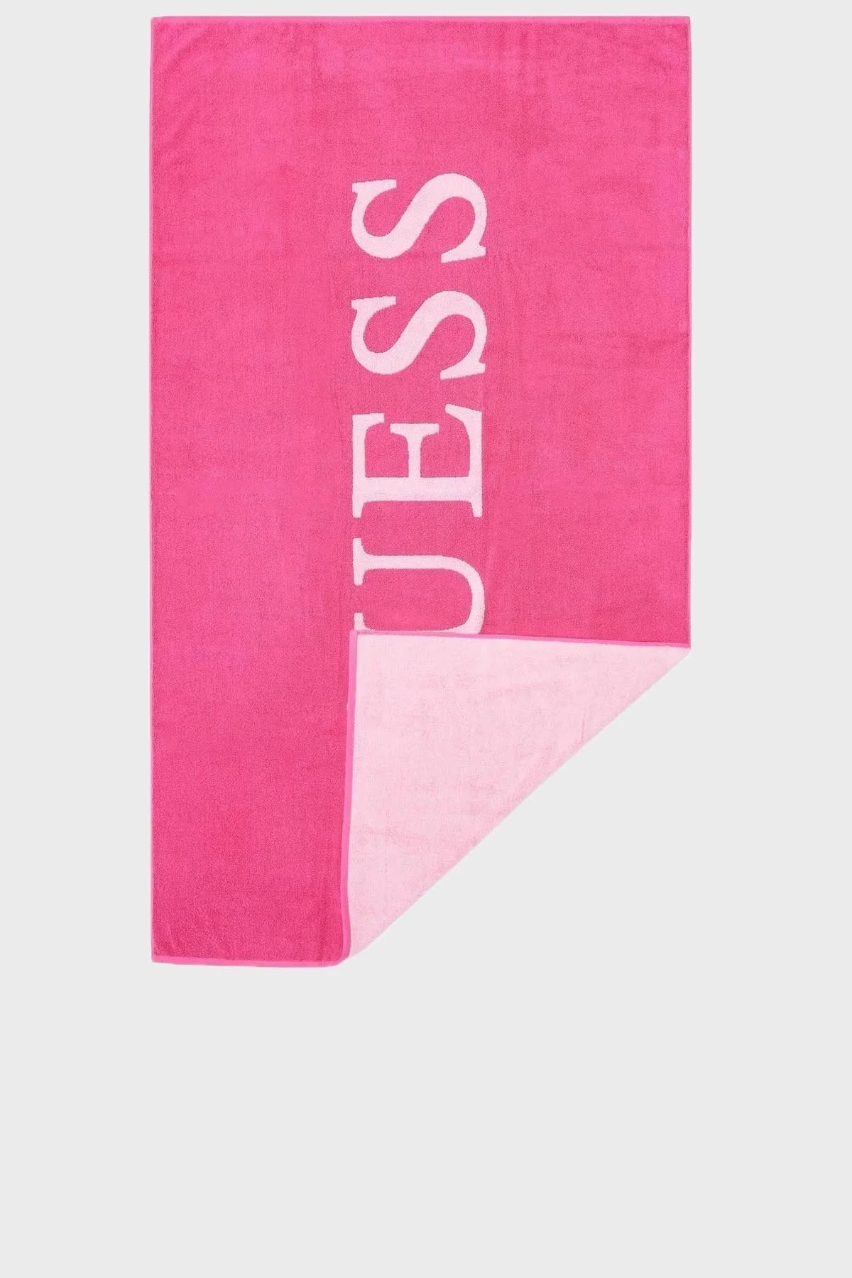 Guess Logolu Pamuklu 180*100 cm E4GZ04SG00P Bayan Plaj Havlusu E4GZ04 SG00P BOPI PEMBE - 1