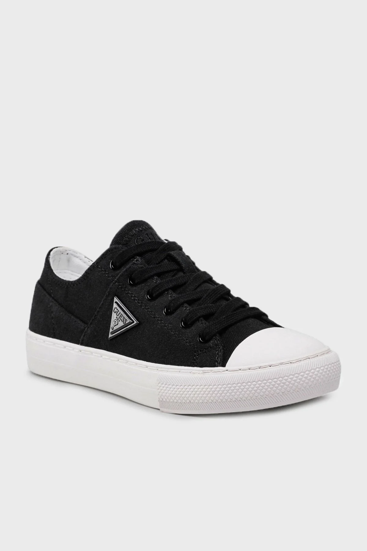 Guess Logolu Pranze Sneaker Bayan Ayakkabı FL6PNZ FAB12 BLACK SİYAH - 2