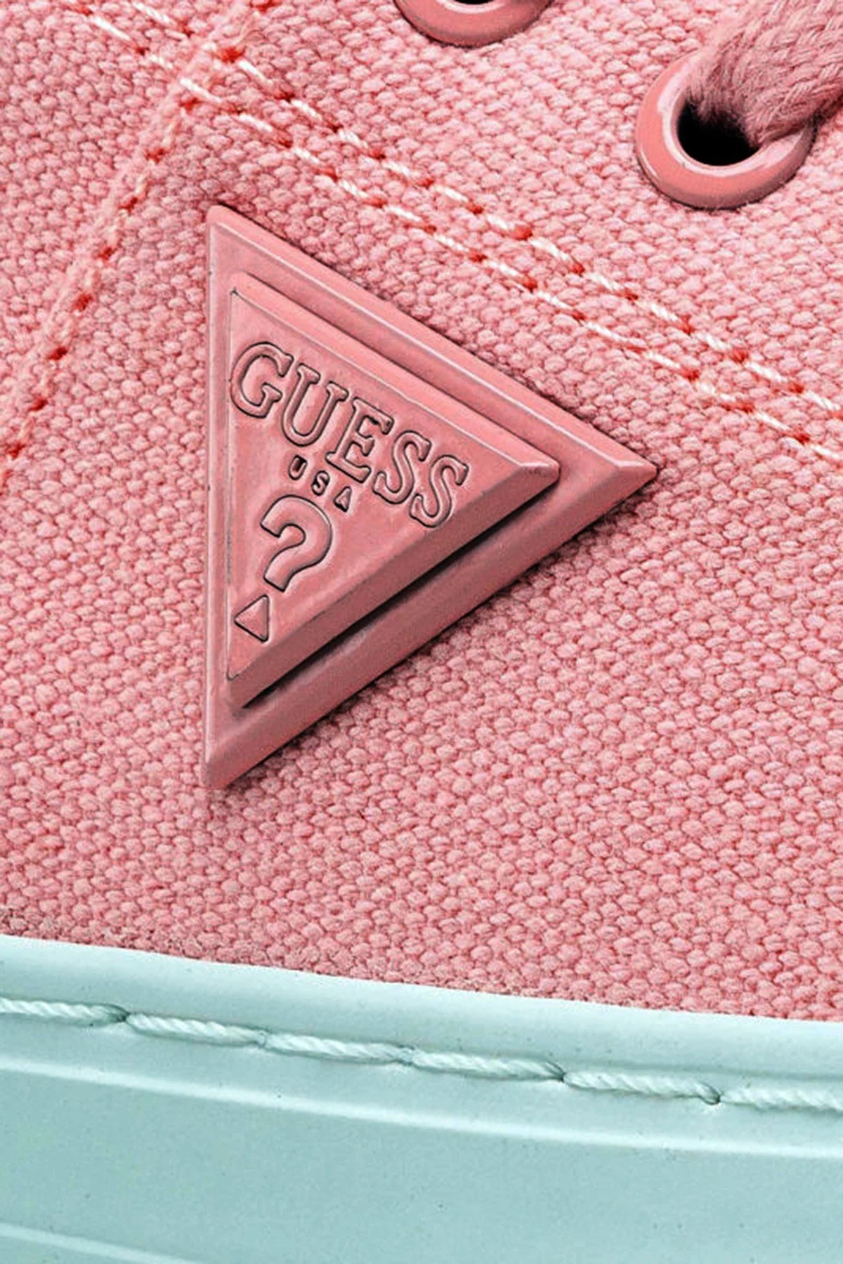 Guess Logolu Pranze Sneaker Bayan Ayakkabı FL6PNZ FAB12 PEACH PEMBE - 4
