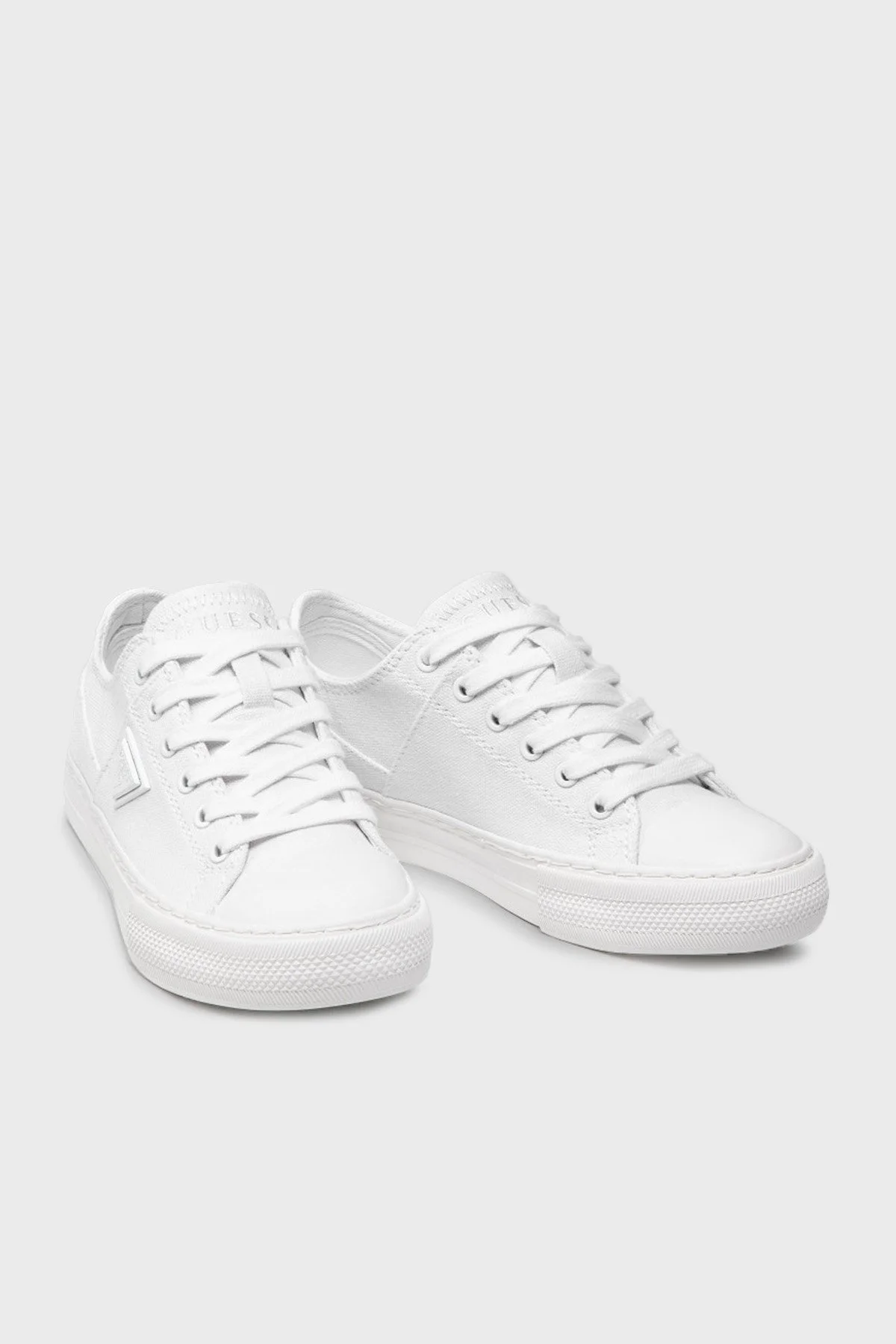 Guess Logolu Pranze Sneaker Bayan Ayakkabı FL6PNZ FAB12 WHITE BEYAZ - 3