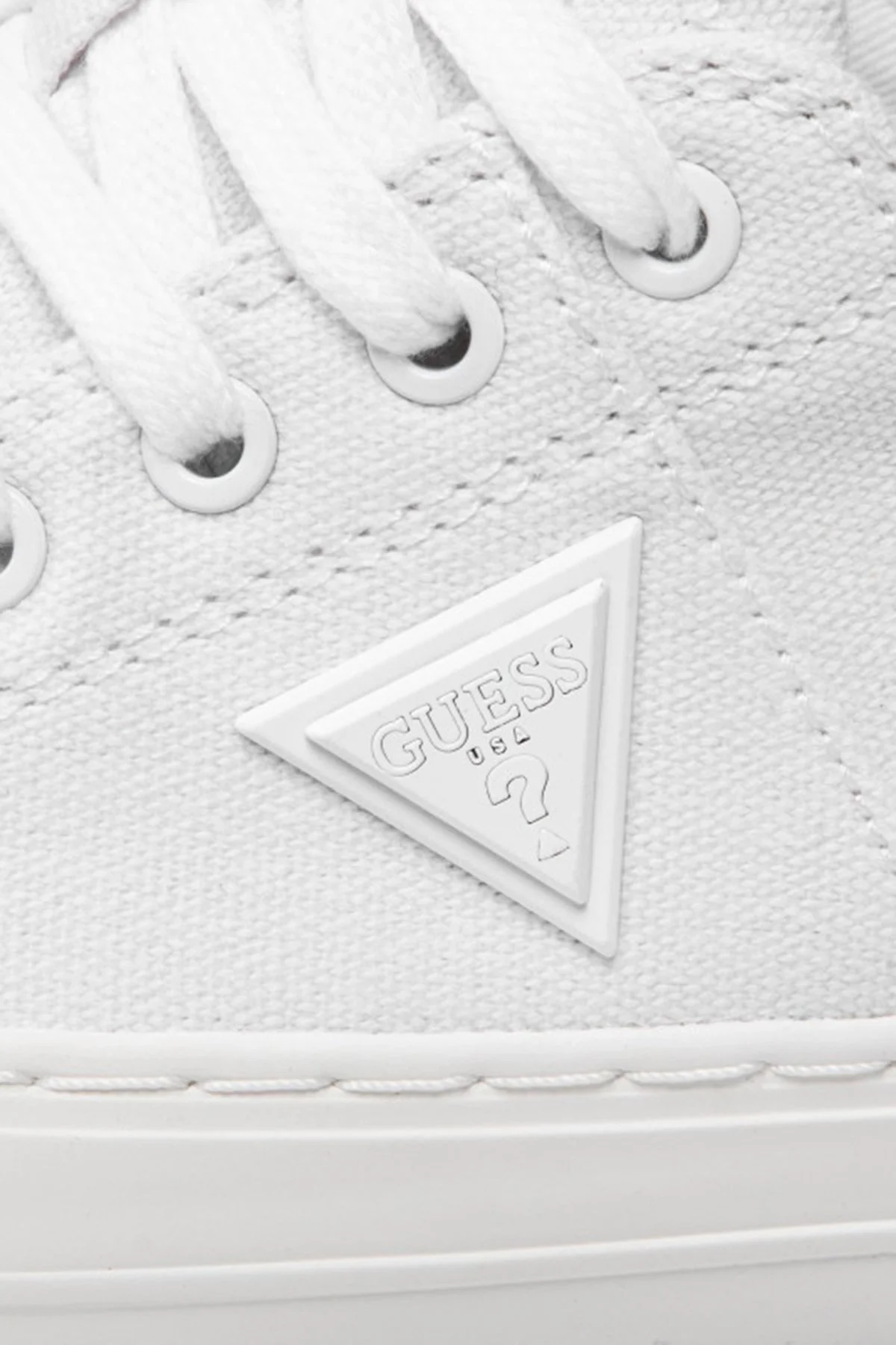 Guess Logolu Pranze Sneaker Bayan Ayakkabı FL6PNZ FAB12 WHITE BEYAZ - 4