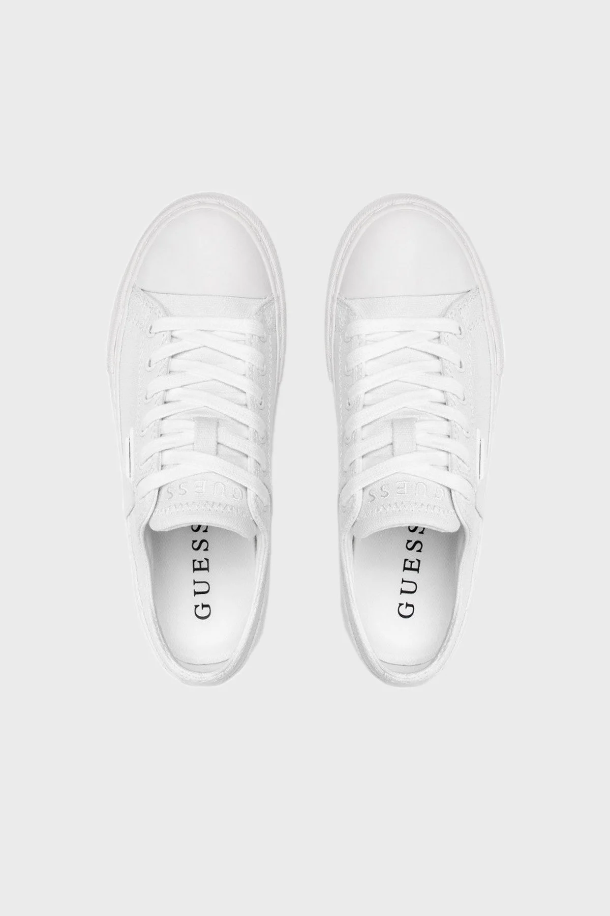 Guess Logolu Pranze Sneaker Bayan Ayakkabı FL6PNZ FAB12 WHITE BEYAZ - 6